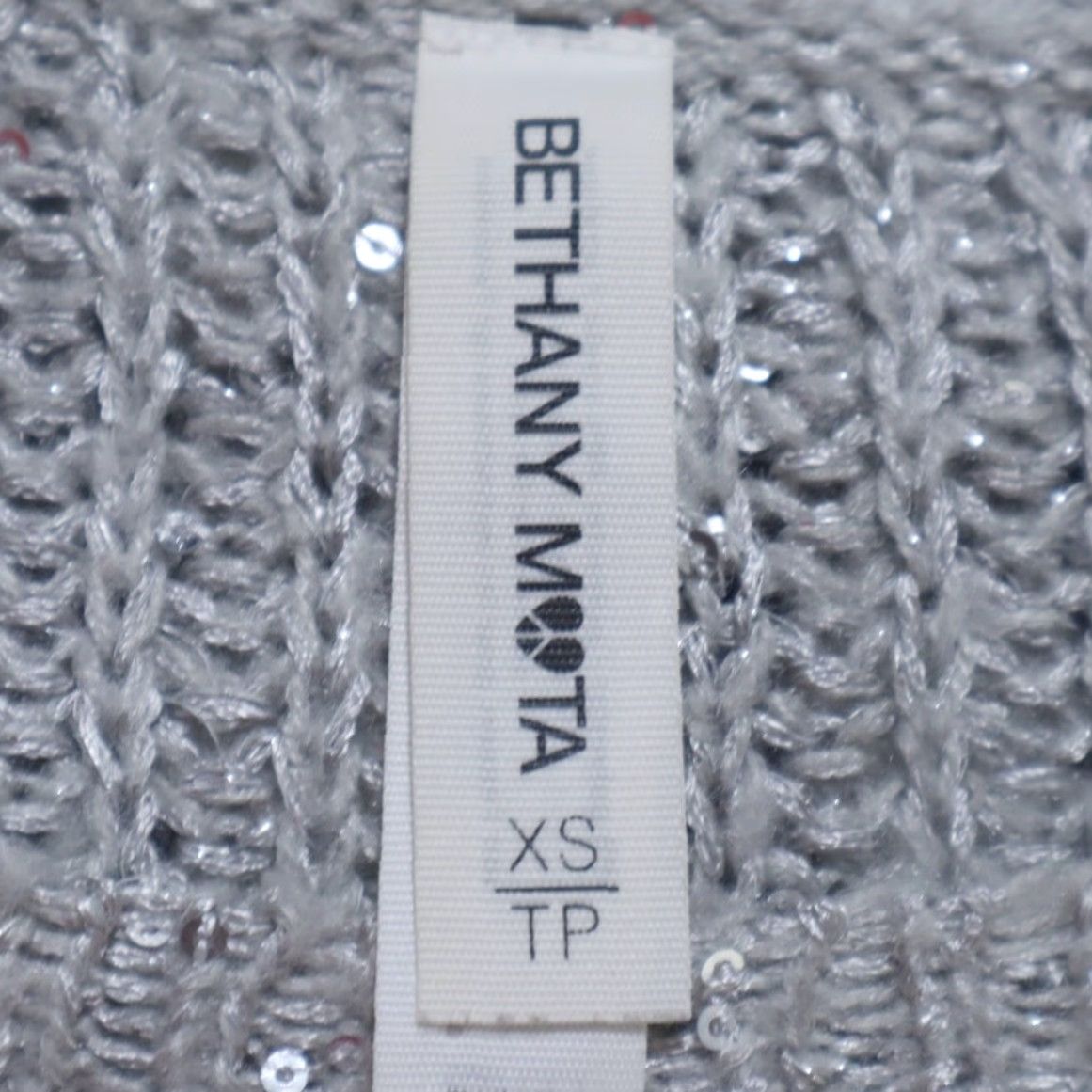 Vintage Bethany Mota Sequin Deer Knit Solid Long Sleeve Gray Sweater Women's XS Womens Size XS / US 0-2 / IT 36-38 - 5 Thumbnail