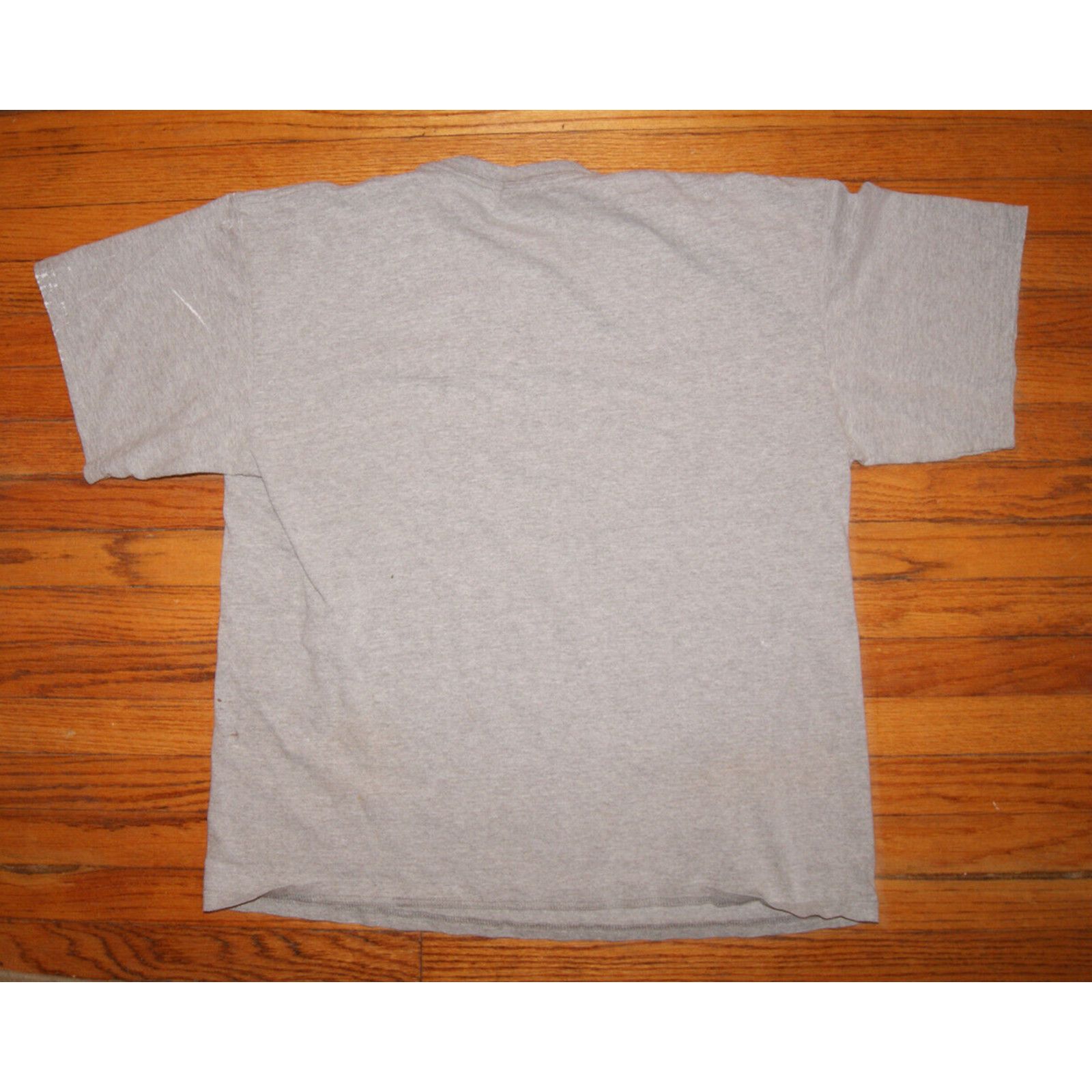 Nike VTG 90s Nike Mini Swoosh T-Shirt Gray Mens Large White Tag Size US L / EU 52-54 / 3 - 4 Thumbnail