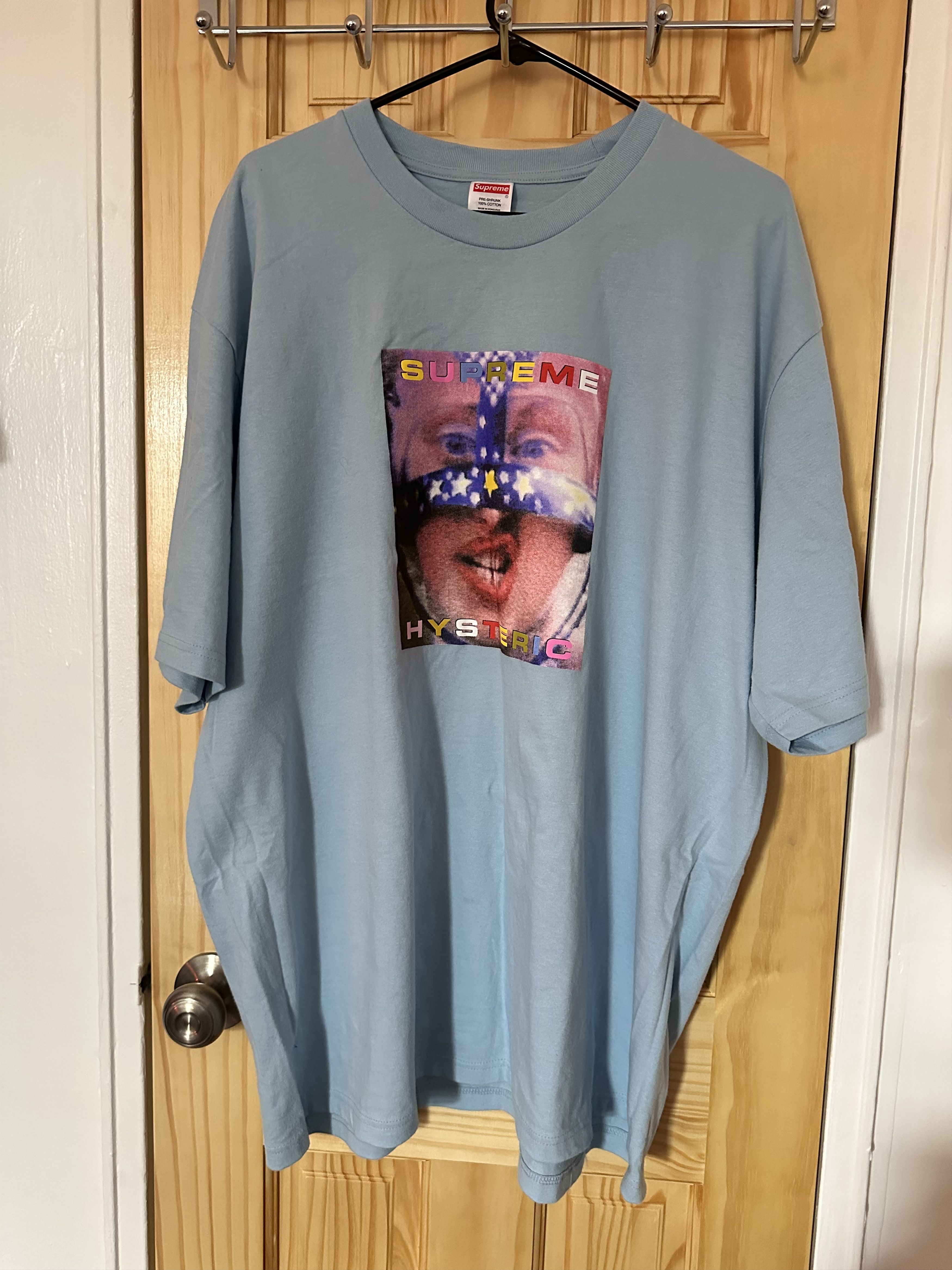 Supreme Hysteric Glamour Headcase Tee Light Blue Men's