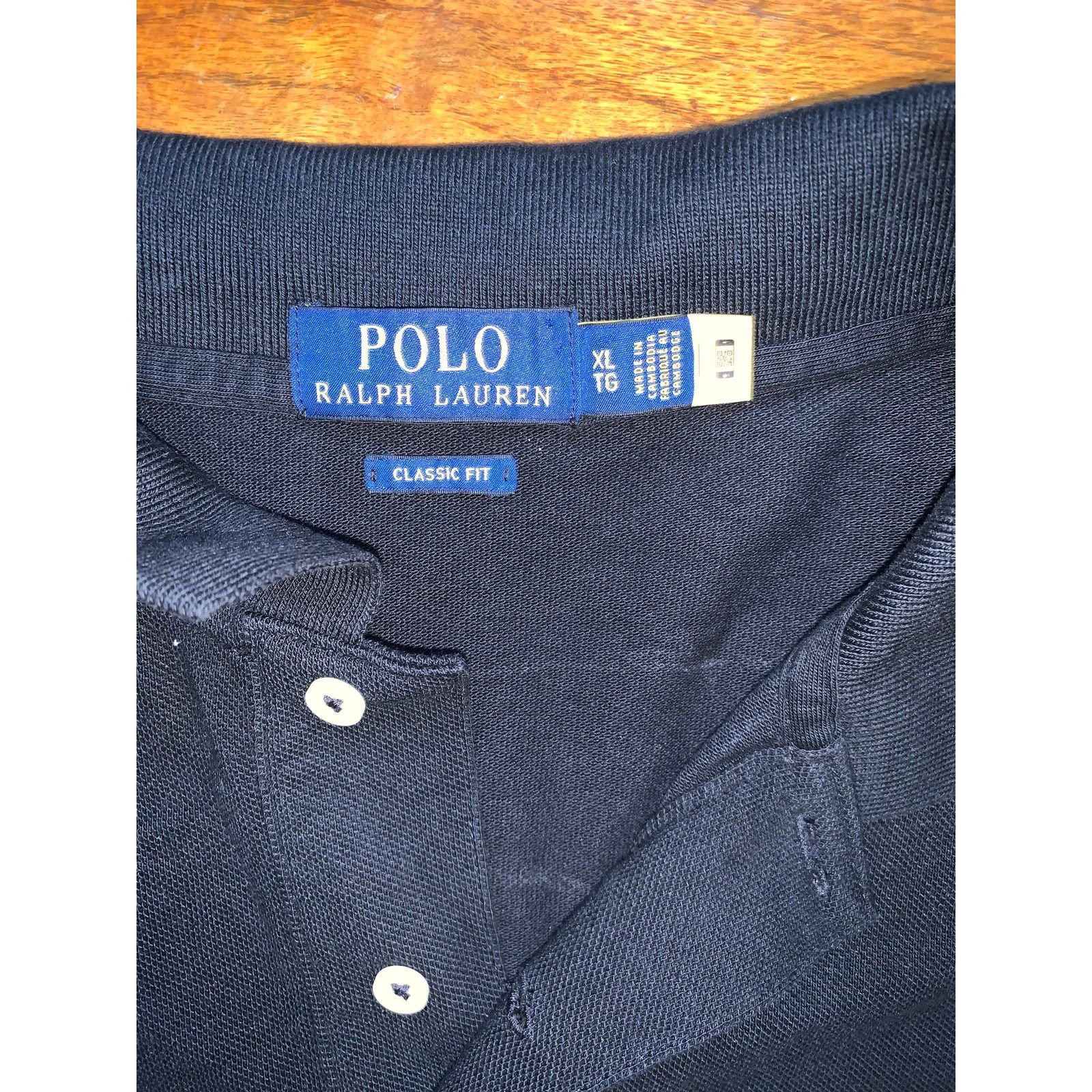 Polo Ralph Lauren Polo Ralph Lauren Mesh Polo Shirt XL Black Red Pony Size US XL / EU 56 / 4 - 3 Thumbnail