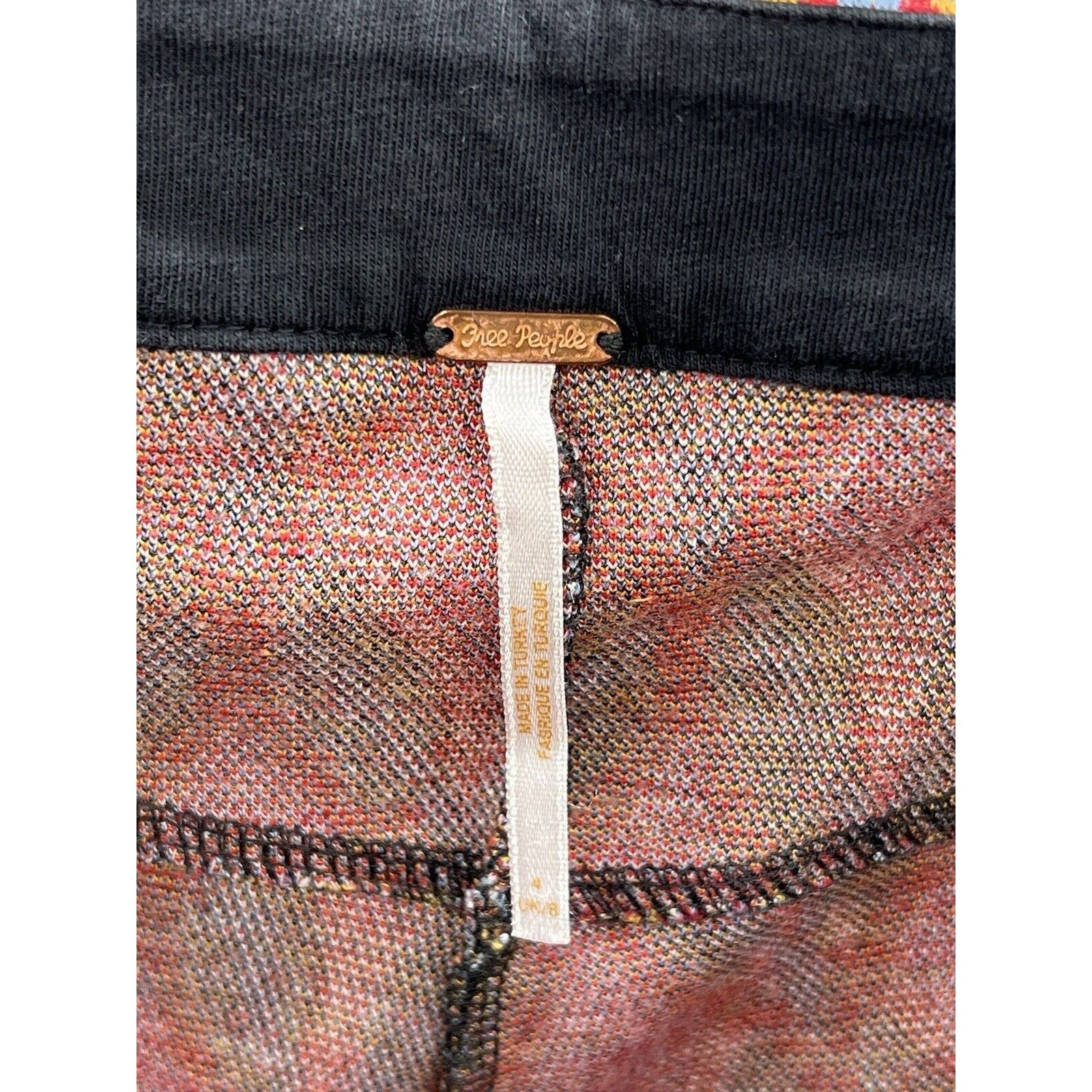 Free People Free People Jaquard Flares Pant Retro Knit MSRP $128 Size 4 Size 27" / US 4 / IT 40 - 3 Thumbnail