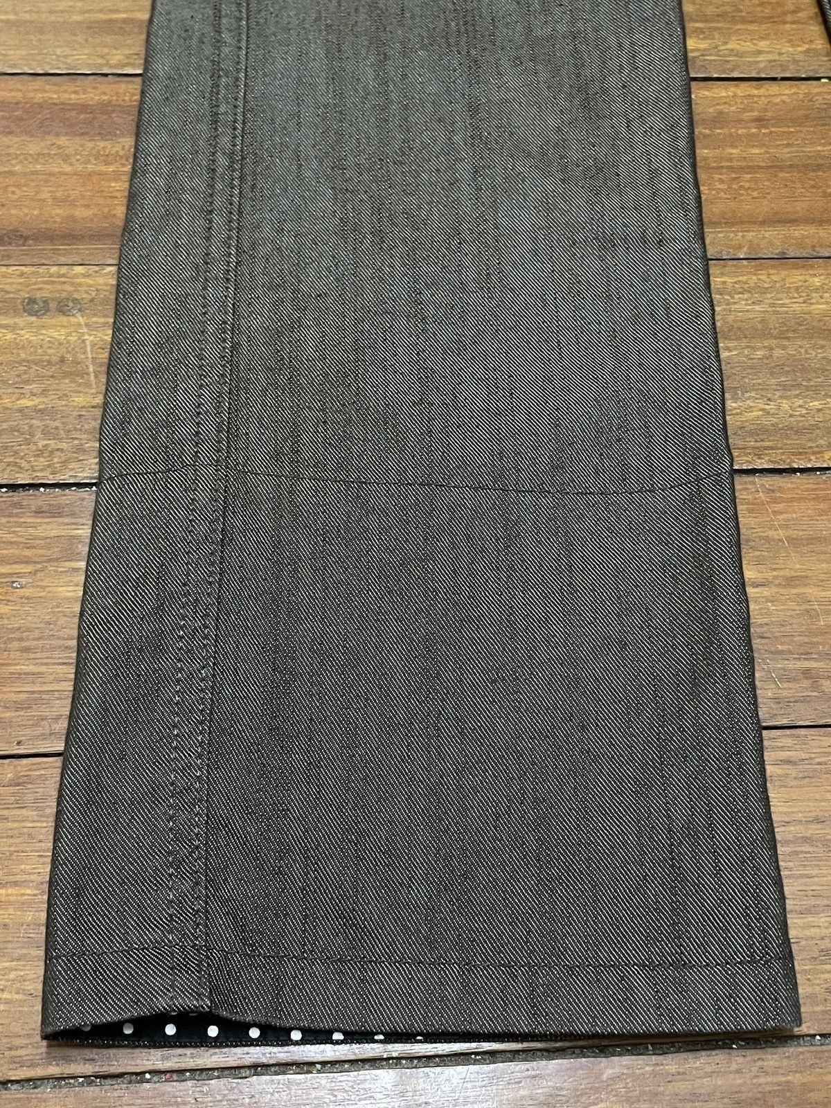 Le Grande Bleu (L.G.B.) Very Rare Vintage Brand Semantic Design Metallic Pants 2000s Size US 31 - 5 Thumbnail