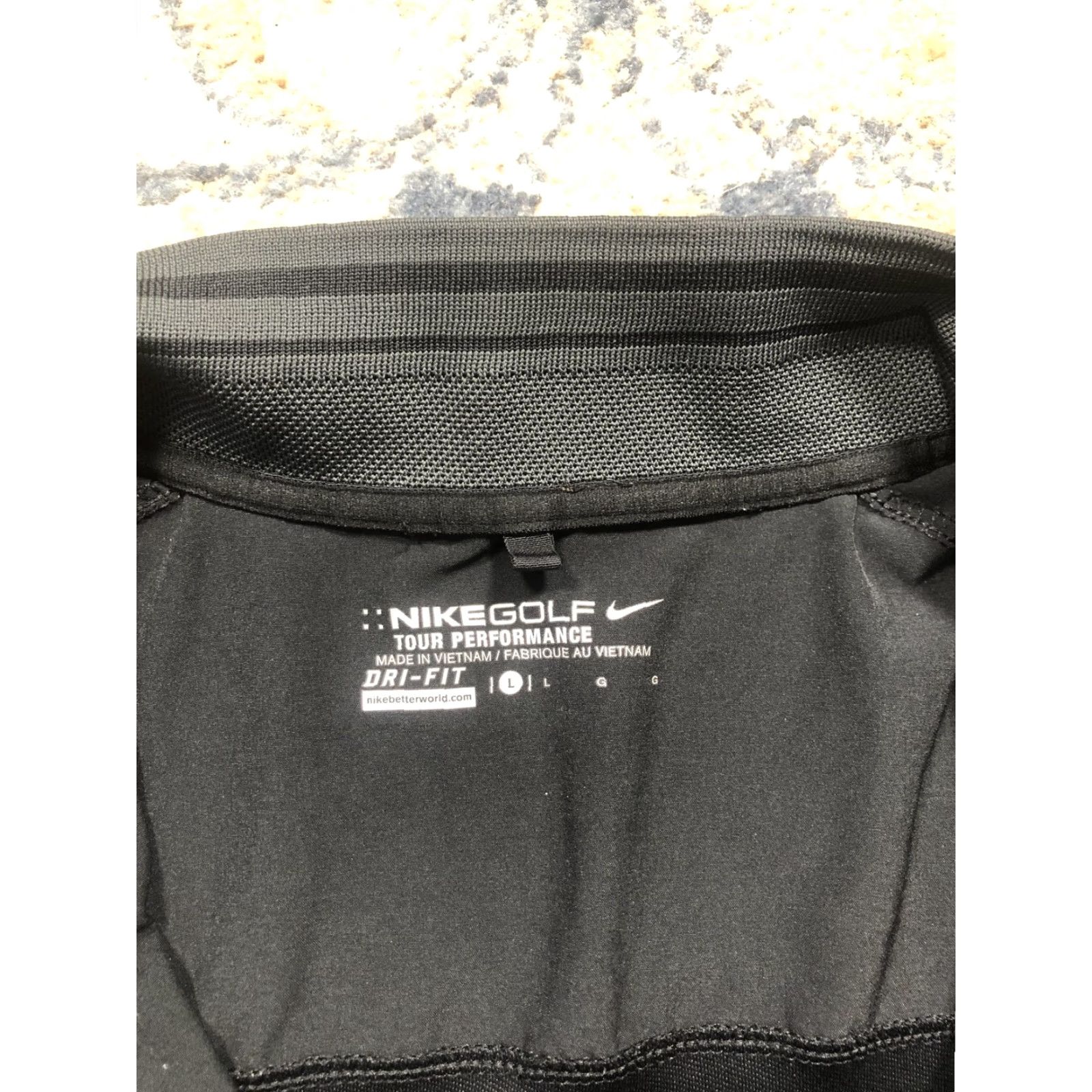 Nike Nike Golf Pullover Shirt Mens L Black Dri-Fit Tour Performance Size US L / EU 52-54 / 3 - 6 Thumbnail