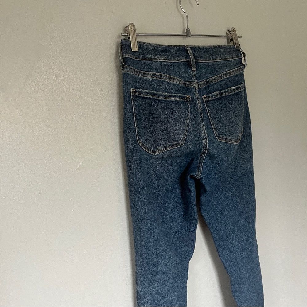 Old Navy Old Navy High Rise Rock Star Skinny Slim Denim Jeans Blue 2 Size 24" / US 00 / IT 34 - 5 Thumbnail