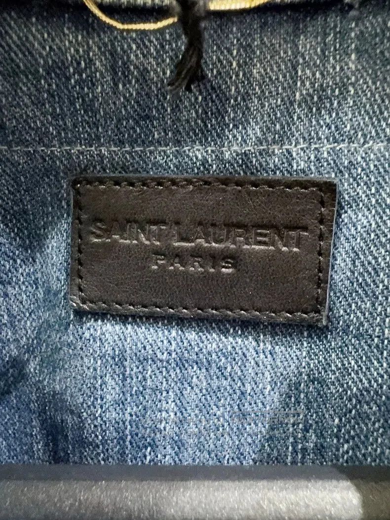 Other SLP Saint Laurent Distressed Denim Jacket. Size US L / EU 52-54 / 3 - 2 Thumbnail