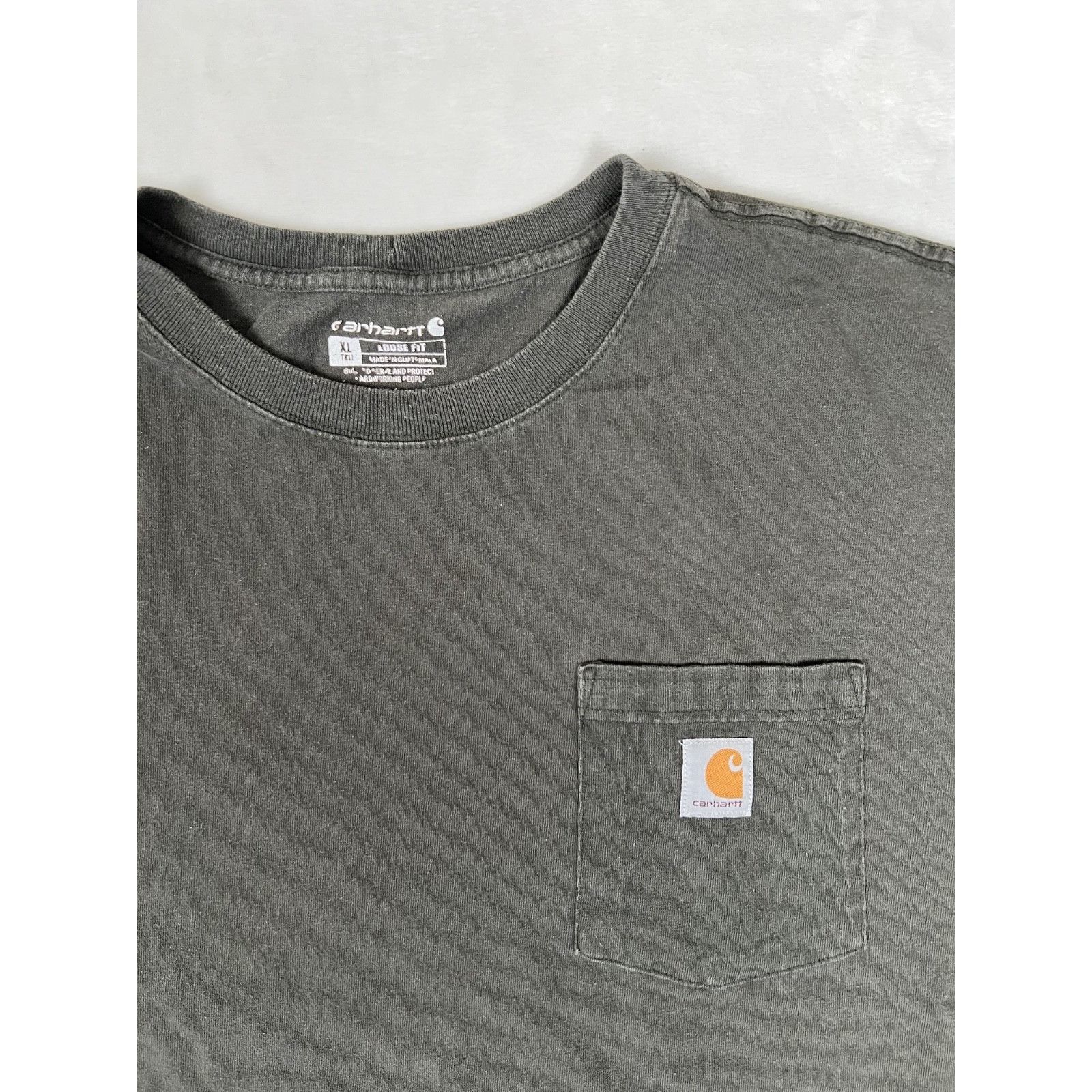 Carhartt Vintage Carhartt Green Pocket Tee T-Shirt Size XL Tall Loose Size US XL / EU 56 / 4 - 2 Thumbnail