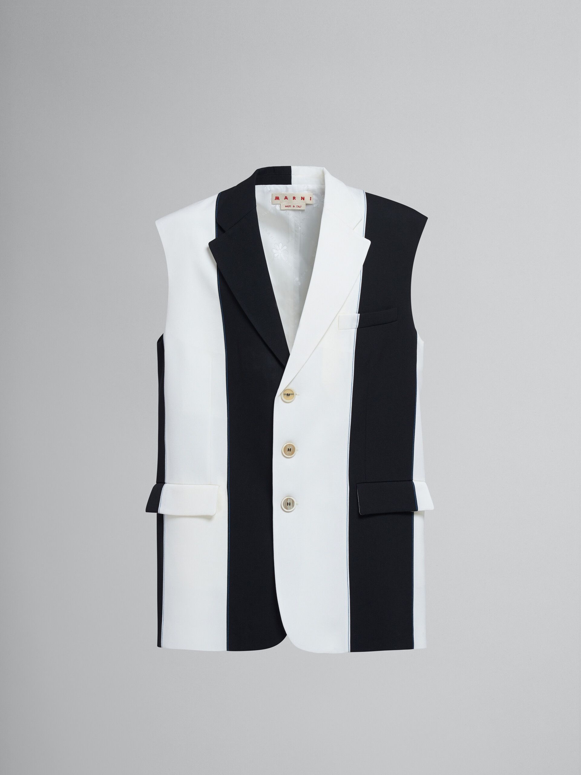 Marni o1y1025 Blazer in Black/White Size XS / US 0-2 / IT 36-38 - 1 Thumbnail