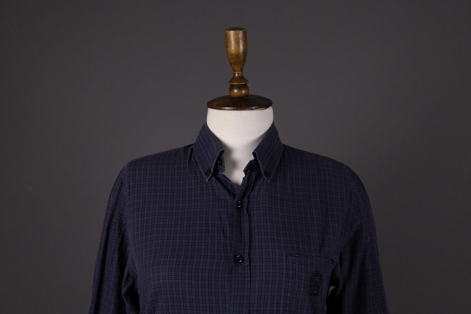 The Kooples The Kooples Blue Checl Long Sleeve Top Shirt Blouse Size S Size S / US 4 / IT 40 - 2 Thumbnail