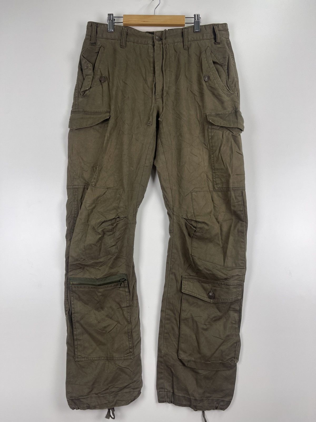 Global Work × Japanese Brand × Vintage Vintage Global Work Cargo Pant Size US 32 / EU 48 - 3 Thumbnail
