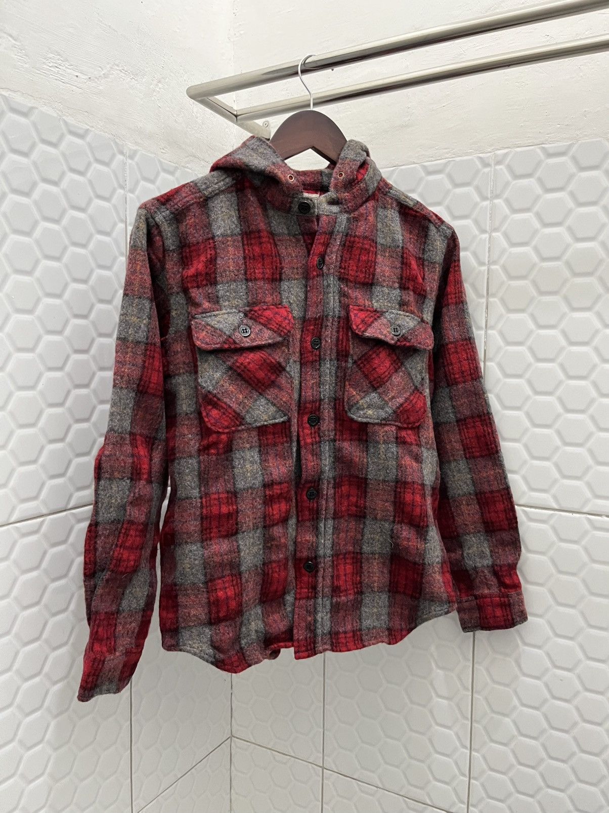 Orslow Orslow Wool Hooded Flannel Size US M / EU 48-50 / 2 - 2 Thumbnail