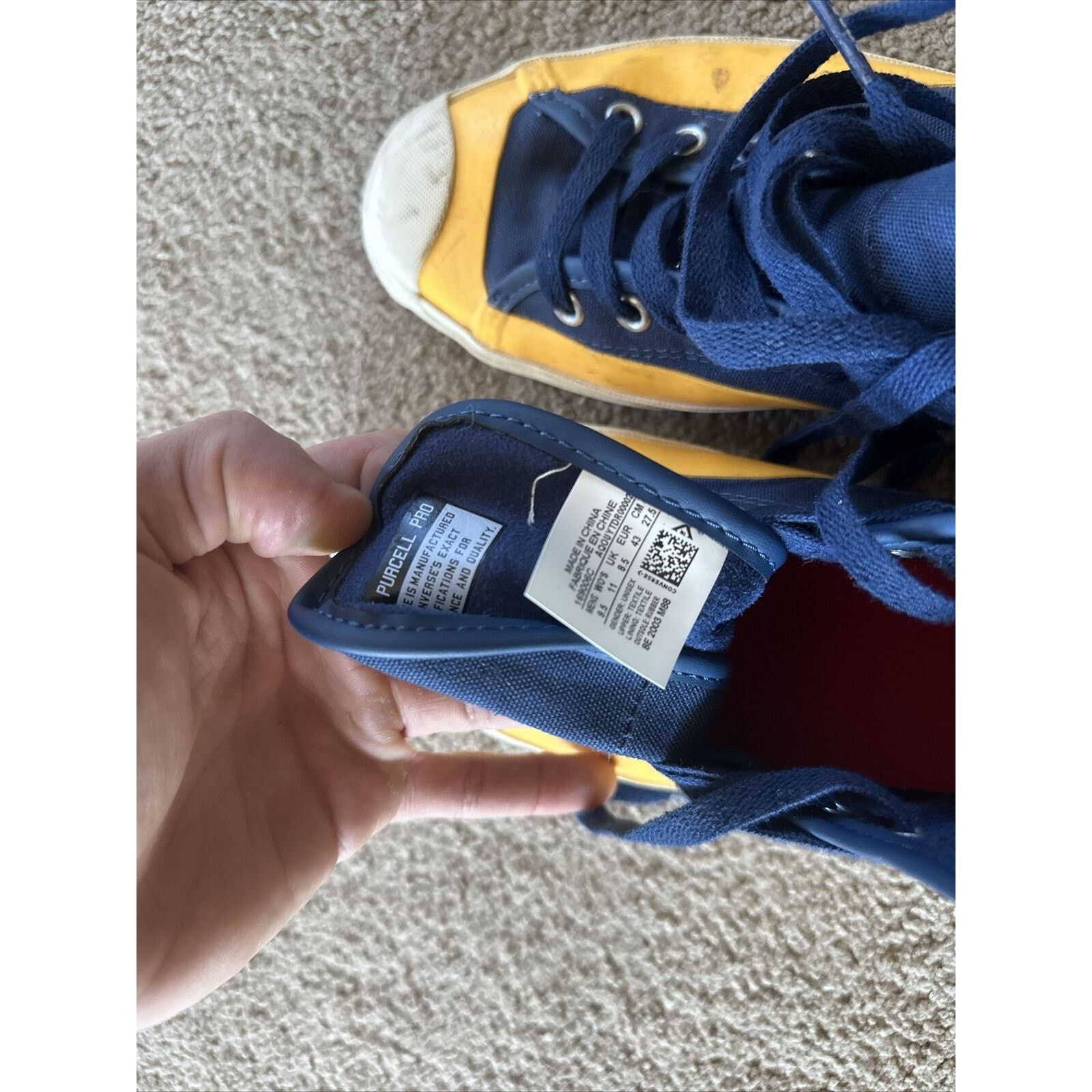 Converse Size 9.5 - Converse Jack Purcell Pro High x Pop Trading Size US 9.5 / EU 42-43 - 3 Thumbnail