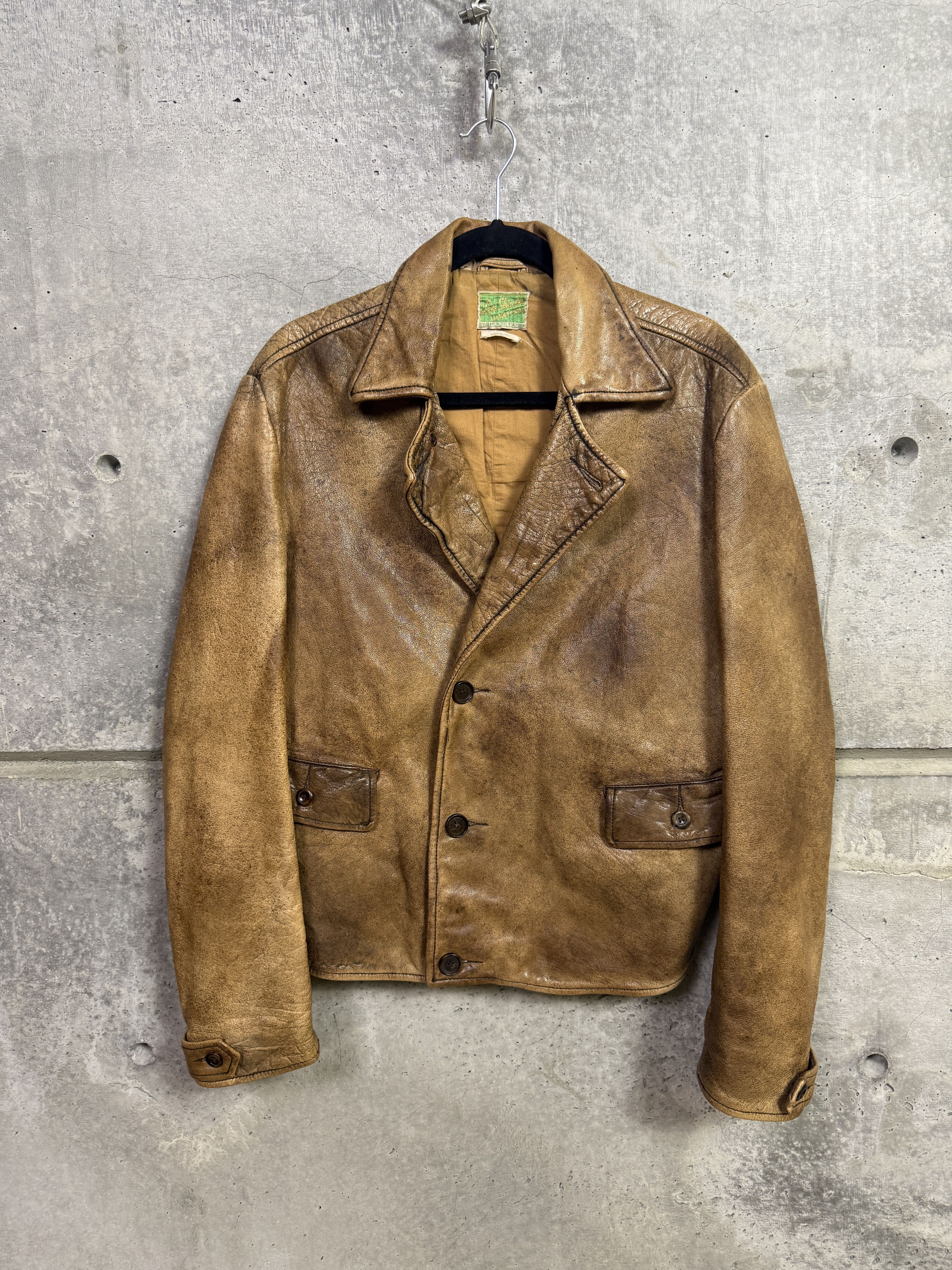 Levi's Vintage Clothing LVC Levi's Vintage Clothing 1930's Rushmore Leather Jacket Size US M / EU 48-50 / 2 - 1 Thumbnail