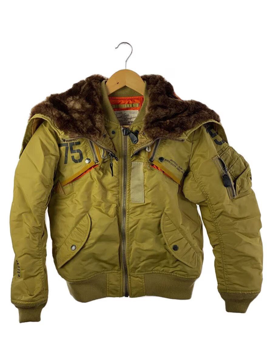 Avirex Avirex Plain Nylon Flight Jacket Yellow Size US M / EU 48-50 / 2 - 1 Thumbnail