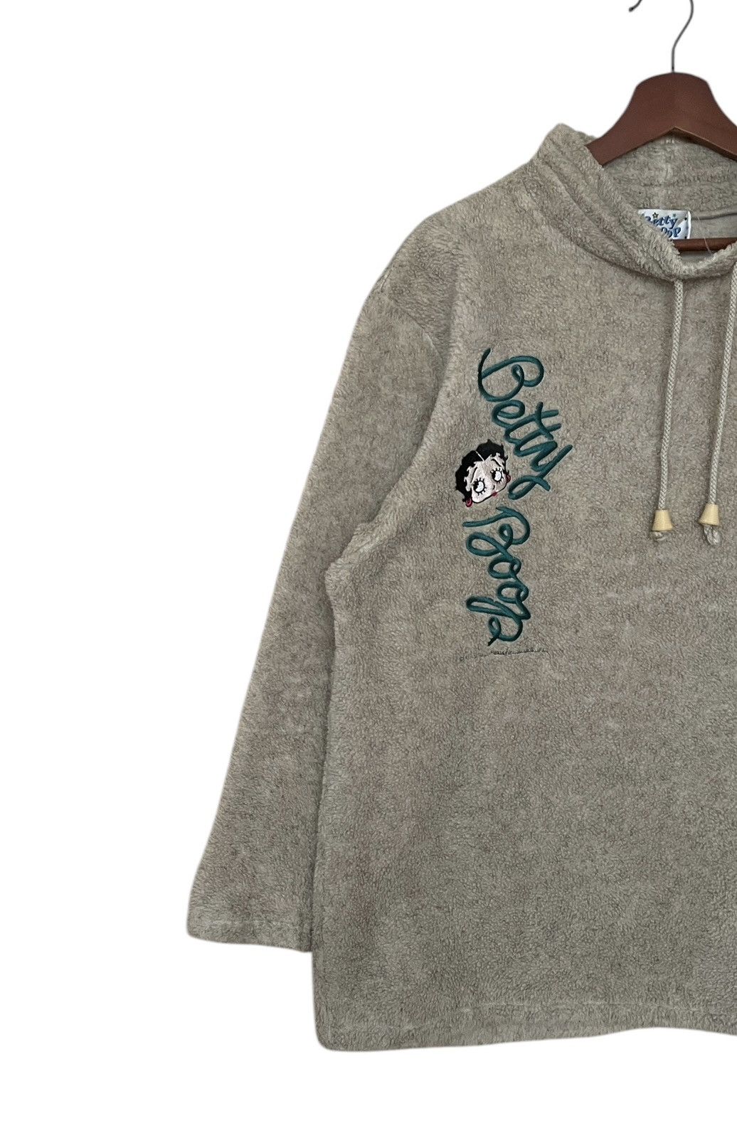 Vintage Vintage Cartoon Movie Betty Boop Fleece Sweatshirt 1990s Size US L / EU 52-54 / 3 - 5 Thumbnail