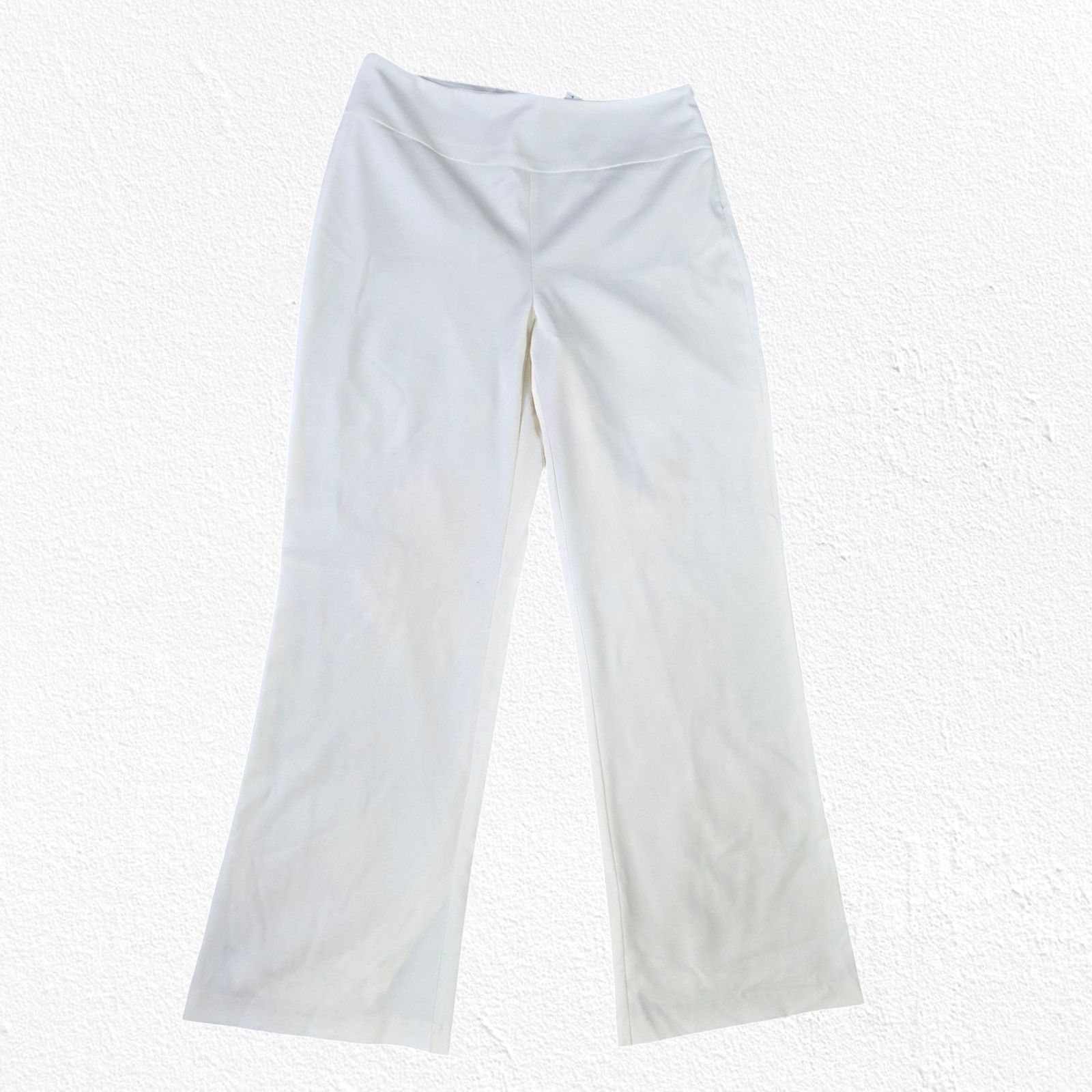 WHBM Ivory Wide Leg Dress Pants Size 12