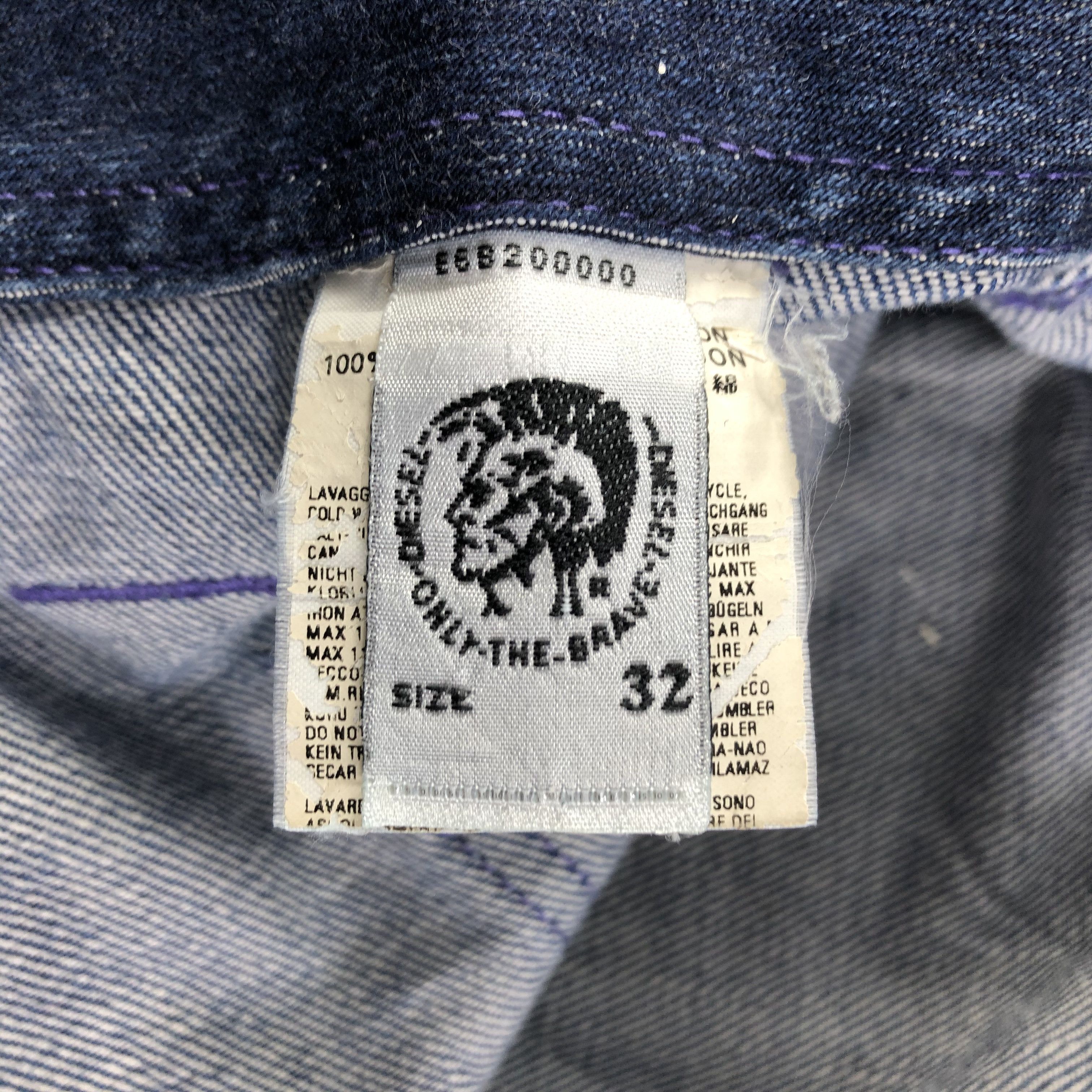 Diesel Diesel Bush Pants Jeans Faded Blue Denim KJ1620 Size US 32 / EU 48 - 10 Thumbnail