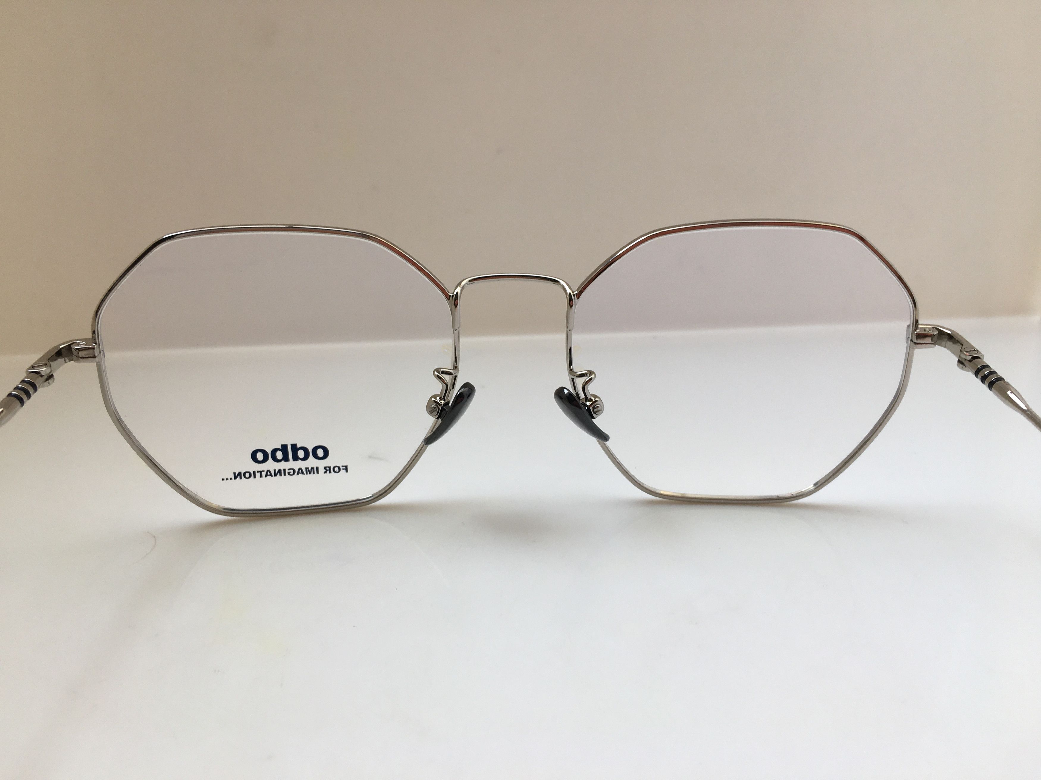 Other odbo 29307 Silver Polygon Eyeglasses Frame Size ONE SIZE - 4 Thumbnail