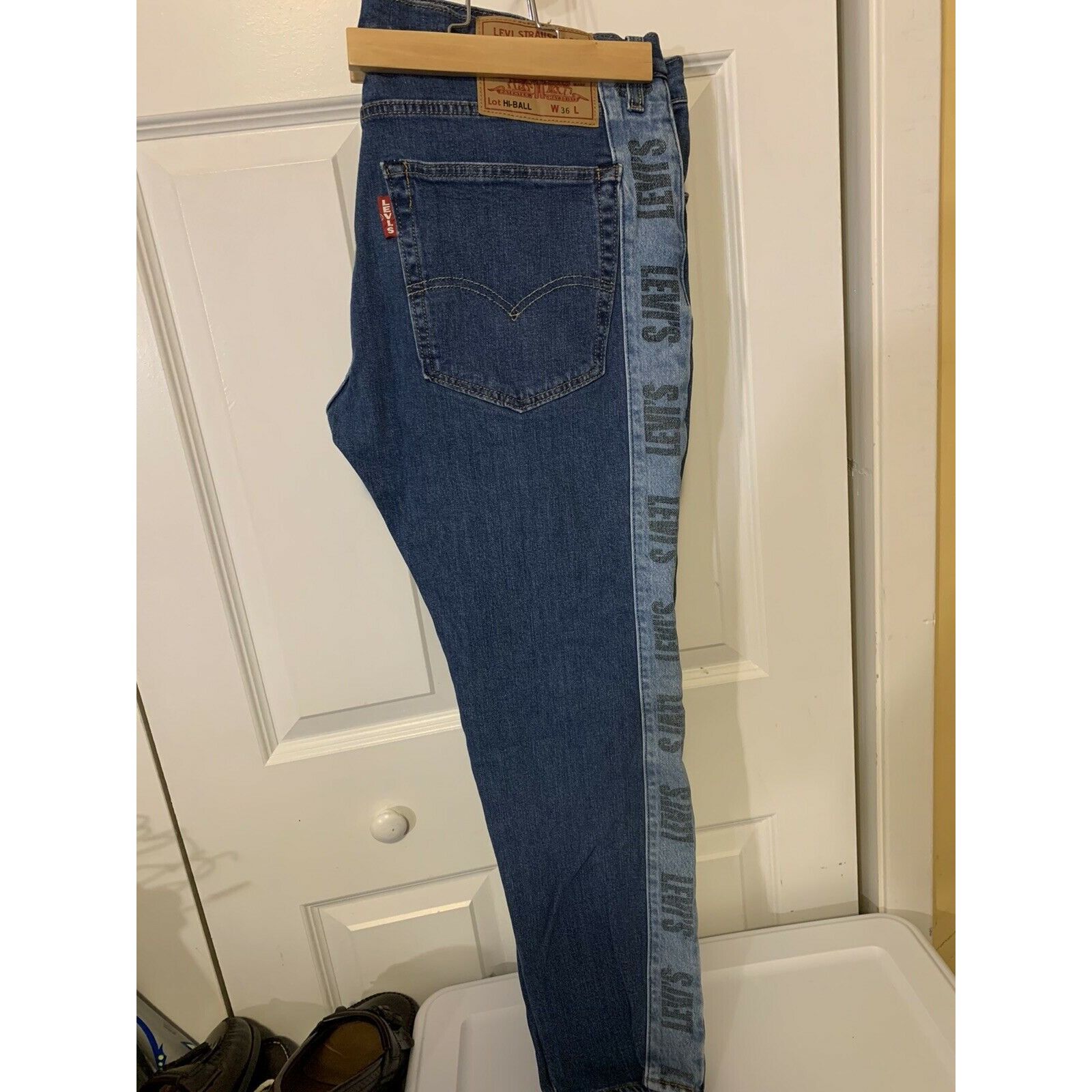 Levi's Levi's Hi Ball Side Logo Men’s Sz 36 X 28 Blue Jeans Denim L Size US 36 / EU 52 - 4 Thumbnail