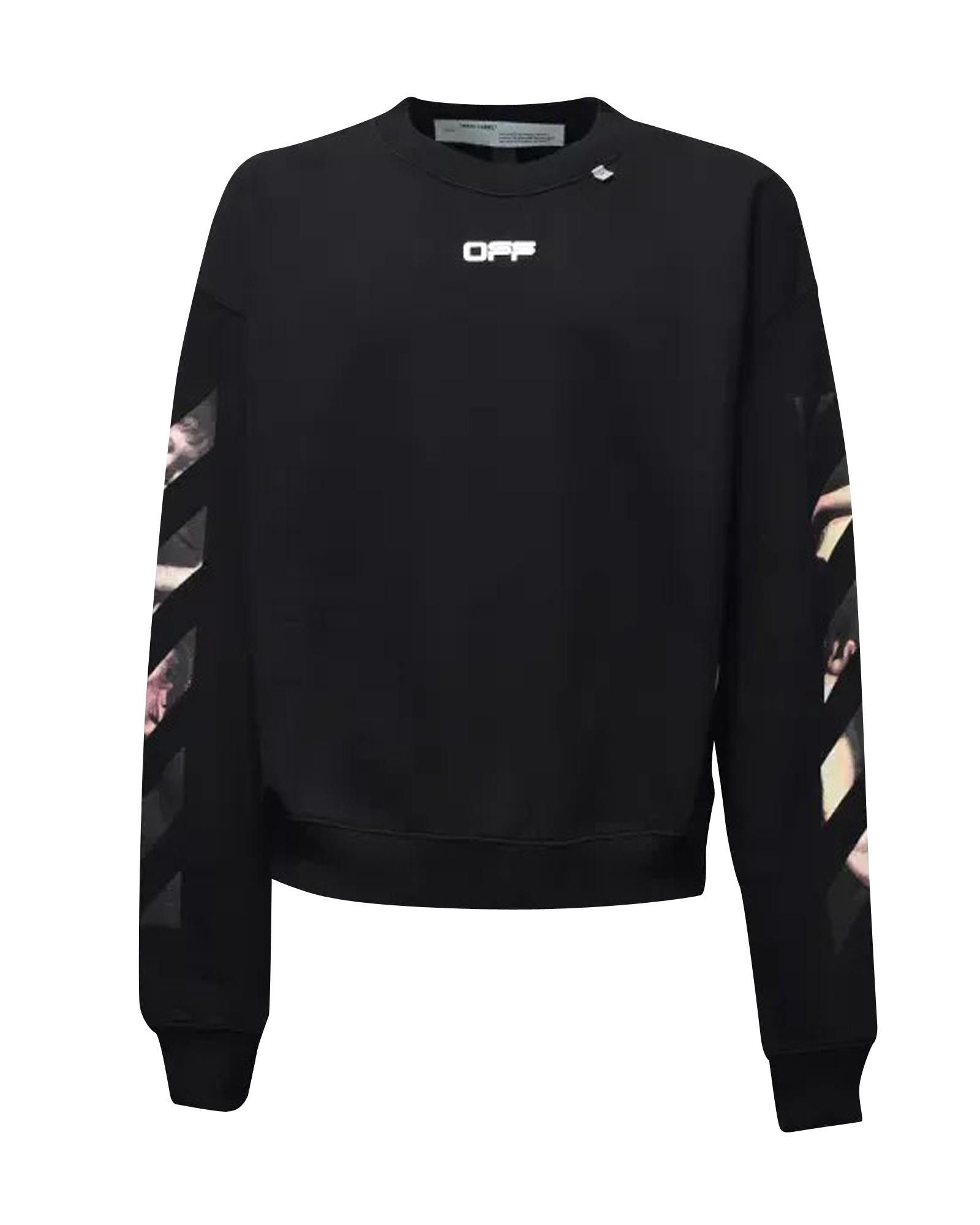 image of Off White Caravaggio Arrow Crewneck Off Print, Men's (Size Small)