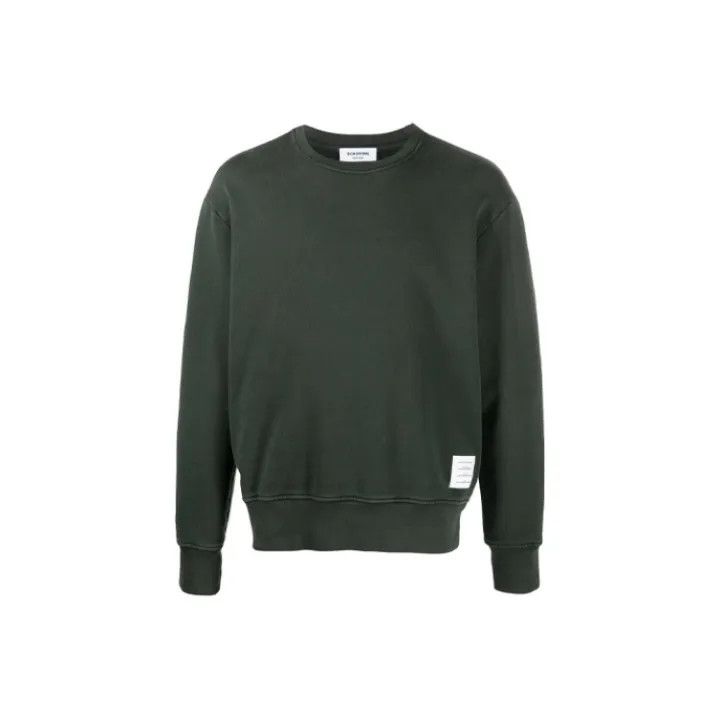 Thom Browne Green Long Sleeve Sweatshirt 0079