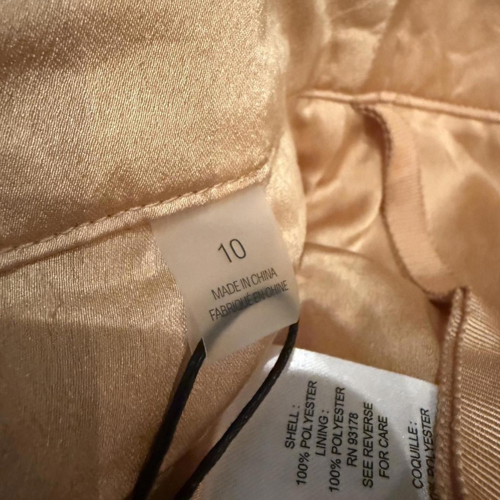 Elie Tahari Elie Tahari Women's Gold Sequin Skirt Size 10 Size 32" / US 10 / IT 46 - 5 Thumbnail