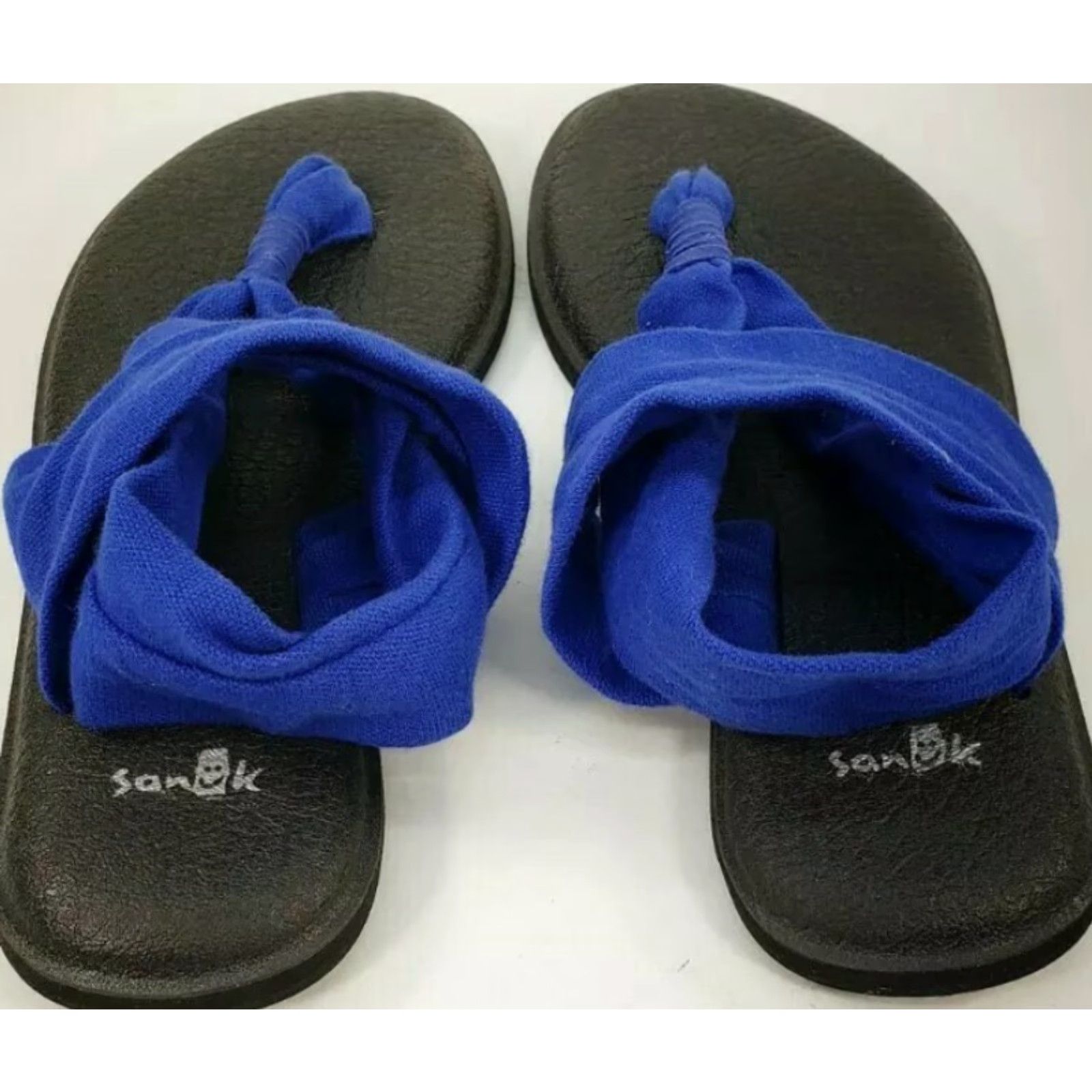 Sanuk Sanuk Ella Yoga Sling Sandal Women 5 Blue Cushy Comfort Slip-on Strap Max Cushioning Size US 5 / IT 35 - 6 Thumbnail