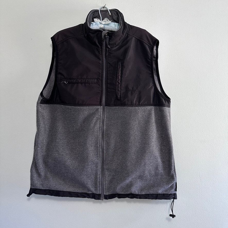 Chaps Chaps gray and black fleece vest size XL Size US XL / EU 56 / 4 - 2 Thumbnail