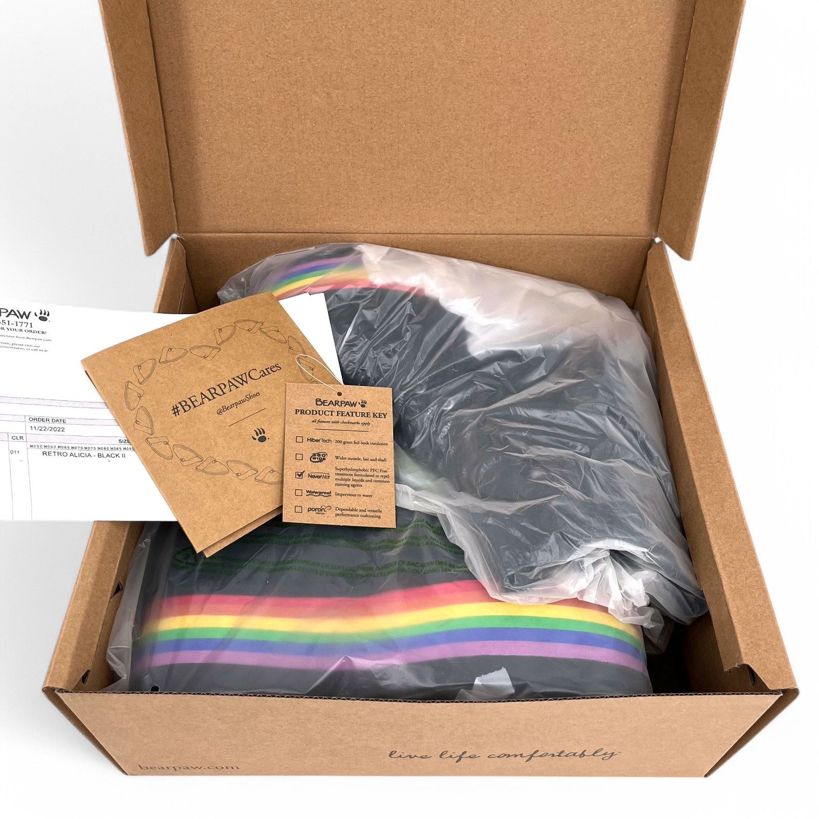 Other Bearpaw Retro Alicia Boots Black Rainbow Platform Womens 8 Size US 8 / IT 38 - 12 Thumbnail