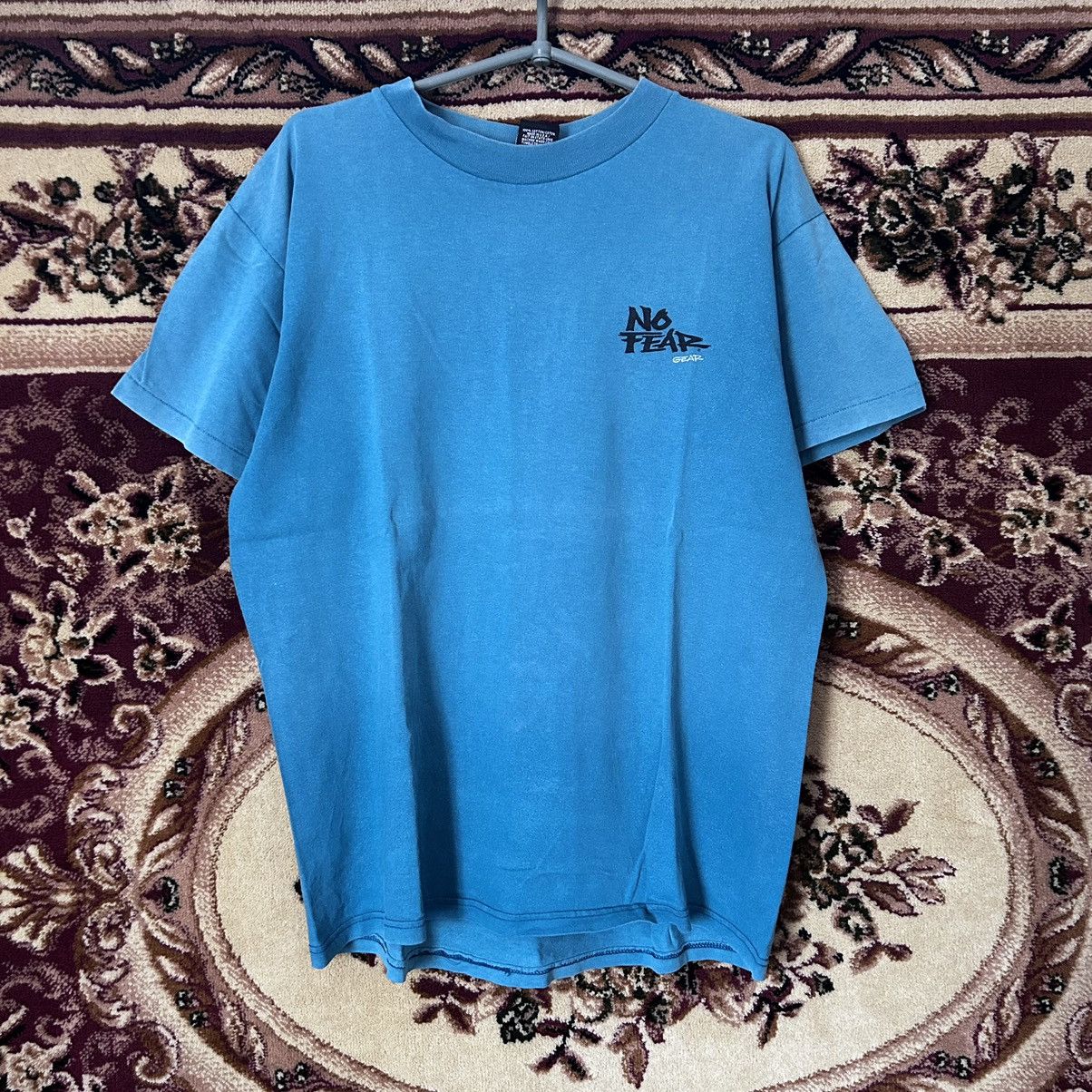 No Fear × Vintage Vintage No Fear Made In Usa Single Stitch Rare Tee Shirt Size US L / EU 52-54 / 3 - 2 Thumbnail
