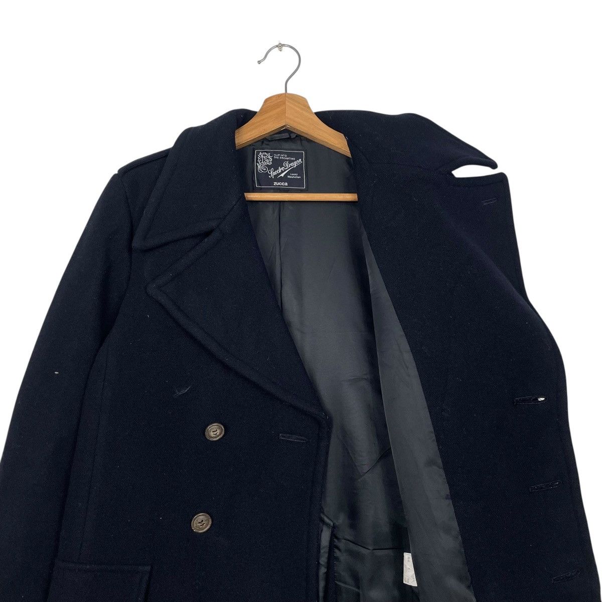 Zucca Zucca Double Breasted Wool Coat Size US M / EU 48-50 / 2 - 10 Thumbnail