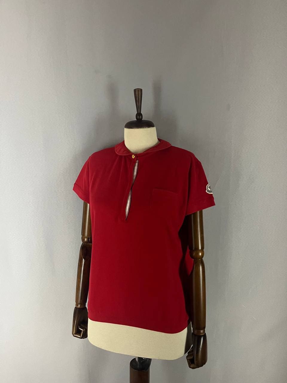 Moncler Moncler Polo Red Size L / US 10 / IT 46 - 1 Thumbnail