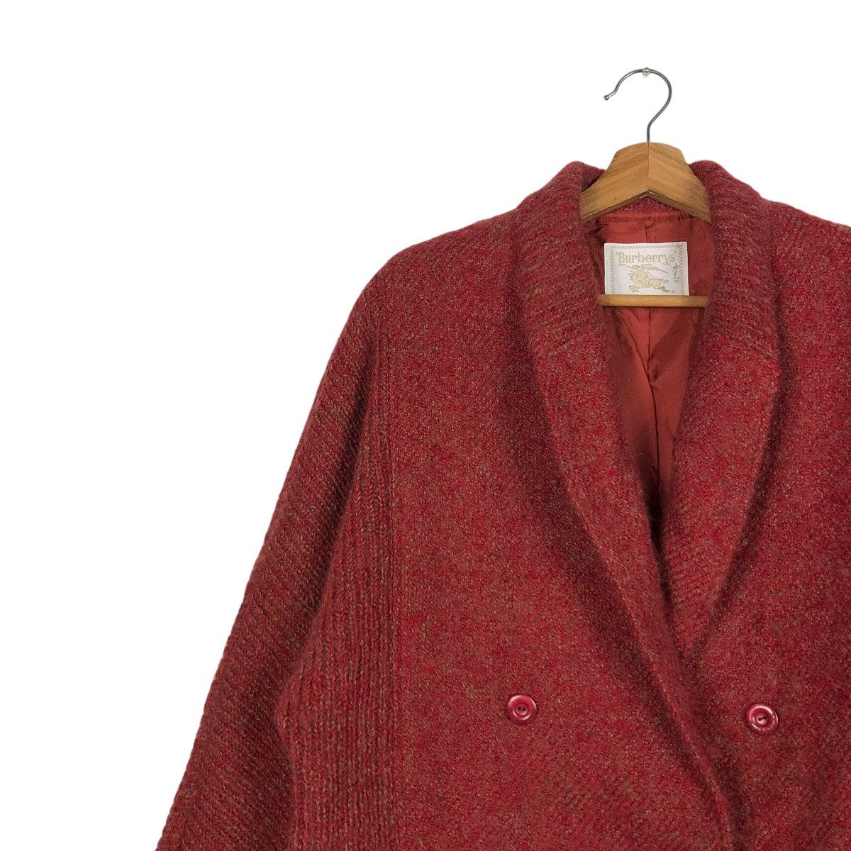Burberry 🔥VINTAGE BURBERRYS KNIT WOOL BOMBER JACKET DOUBLE BREAST Size US M / EU 48-50 / 2 - 9 Thumbnail
