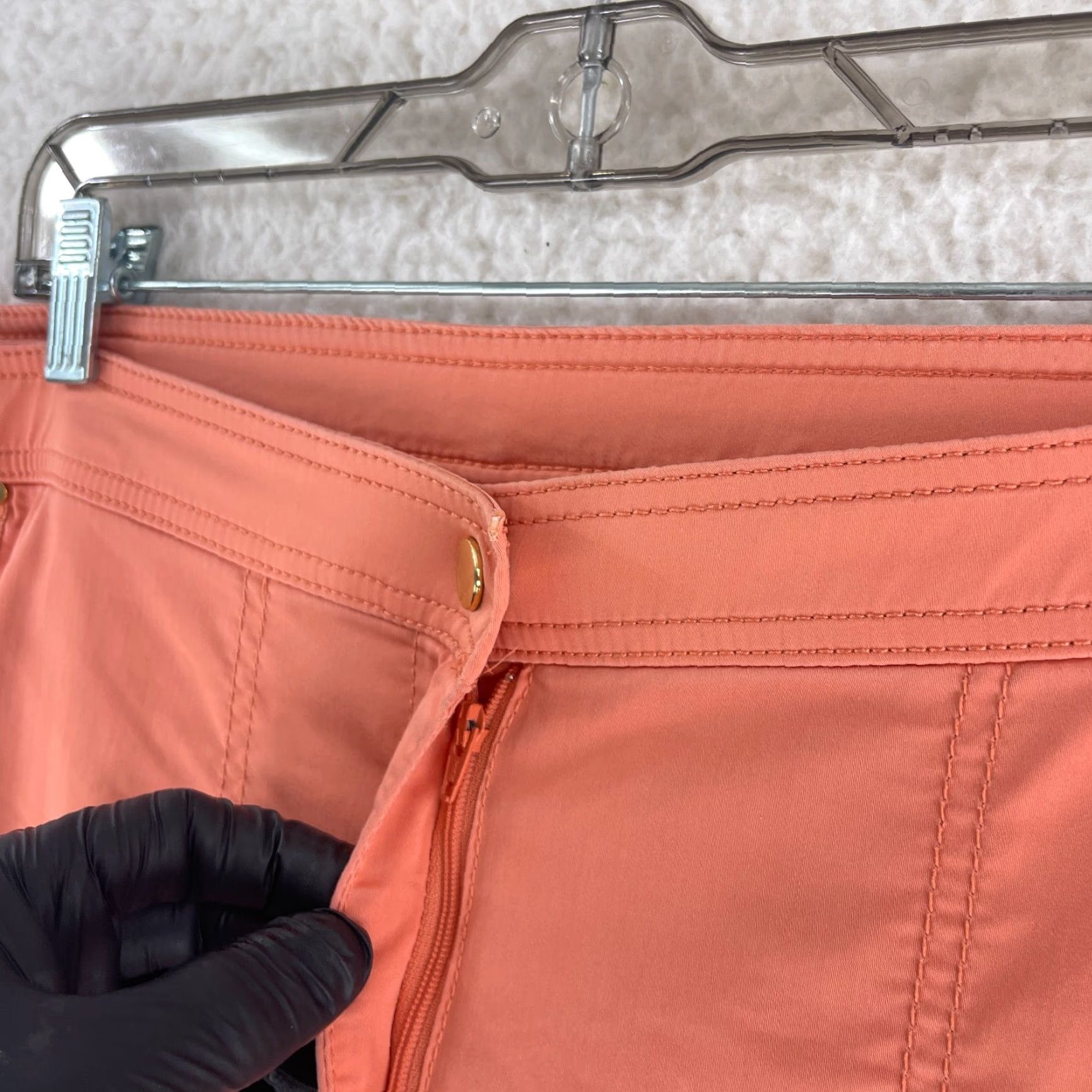 Vintage Zenergy by Chico's Pants Womens Large Coral Straight Leg High Rise Casual Size 36" / US 14 / IT 50 - 6 Thumbnail