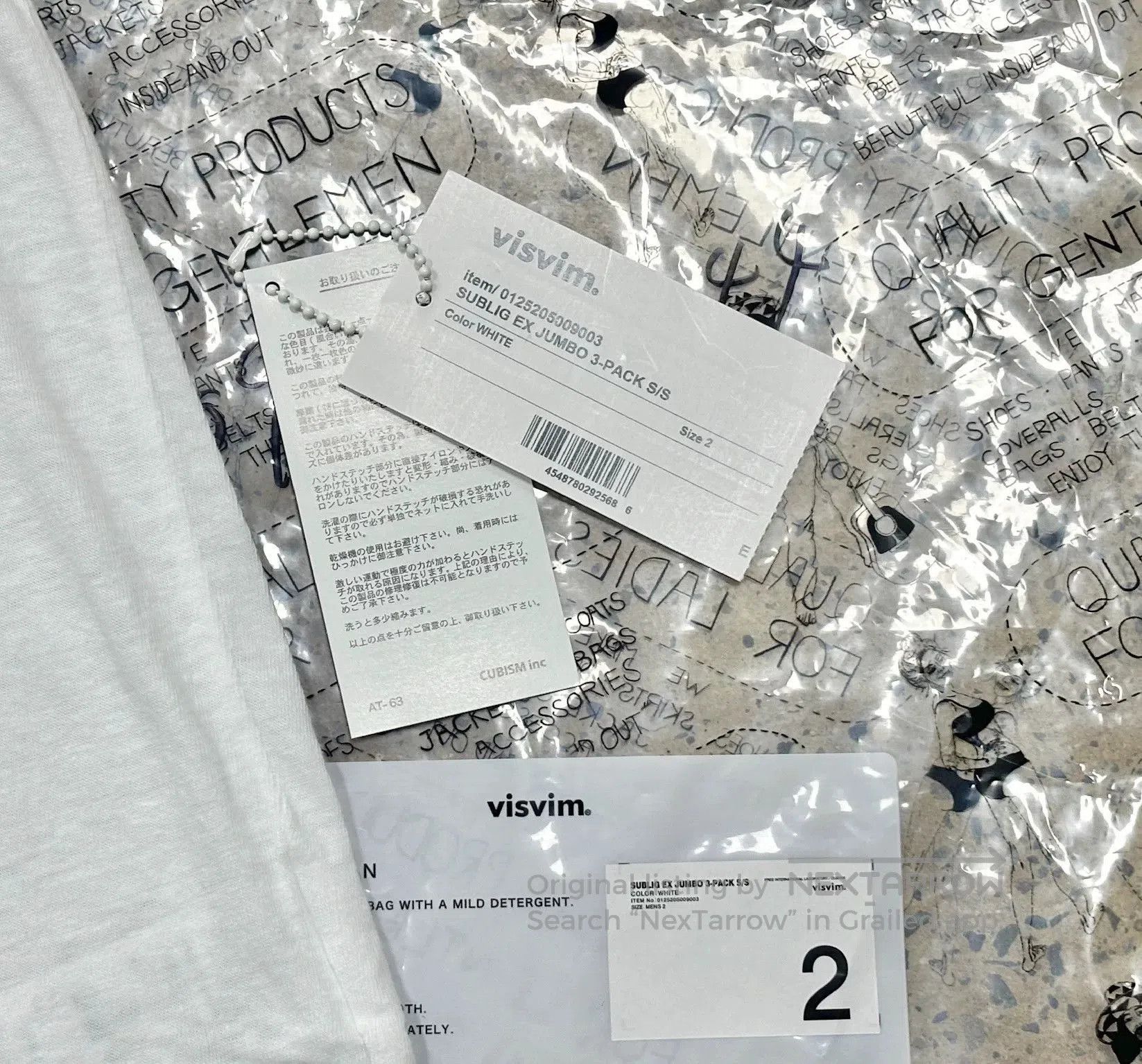 Visvim VISVIM EX Jumbo Tee Short Sleeve. Size US M / EU 48-50 / 2 - 2 Thumbnail