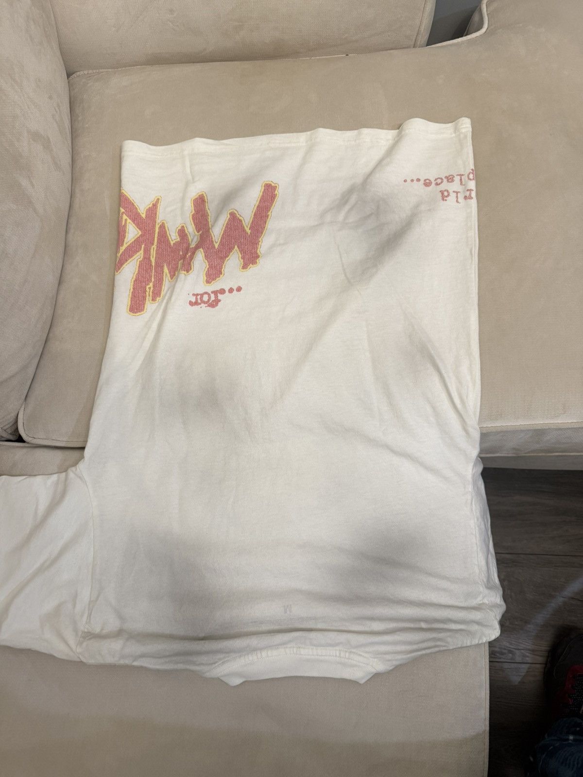 Travis Scott × WWE CJ X WWE MANKIND TEE Size US M / EU 48-50 / 2 - 2 Thumbnail