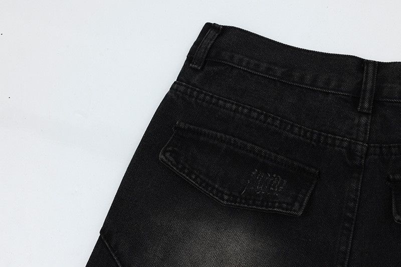 Jean High street style multi-pocket distressed punk loose jeans Size US 34 / EU 50 - 6 Thumbnail