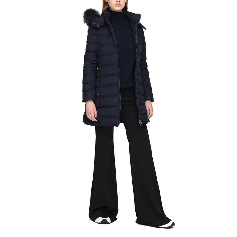 TATRAS o1s22i1n0924 Laviana Wool Midi Down Jacket in Blue Size M / US 6-8 / IT 42-44 - 3 Thumbnail