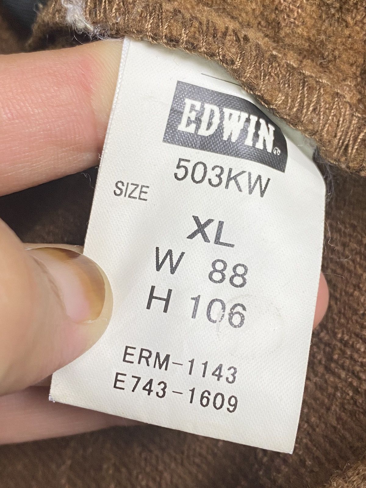 Edwin × Vintage Vintage Edwin Pant Size US 34 / EU 50 - 18 Thumbnail
