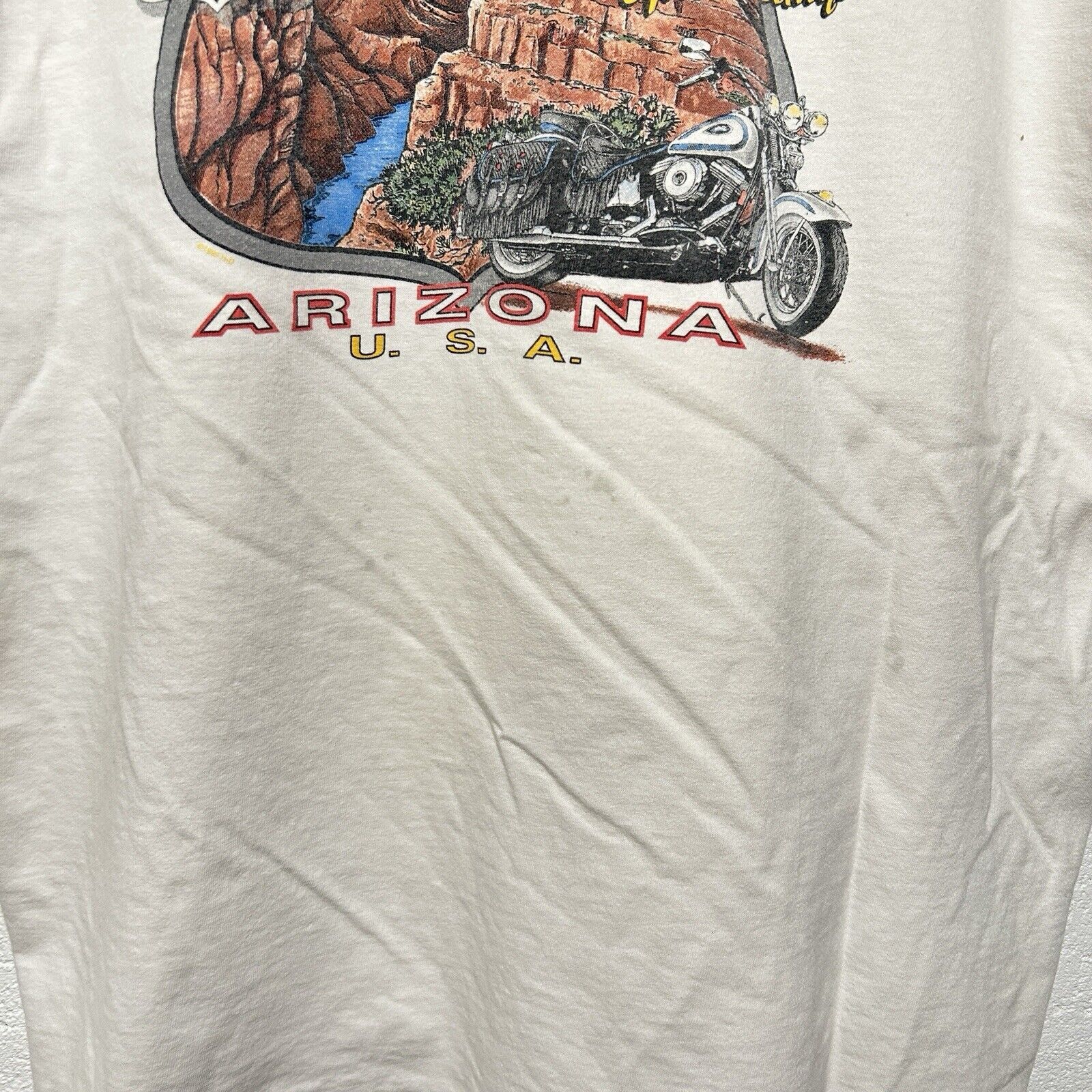 Harley Davidson 90’s Harley Davidson Grand Canyon Tee Size US XXL / EU 58 / 5 - 4 Thumbnail