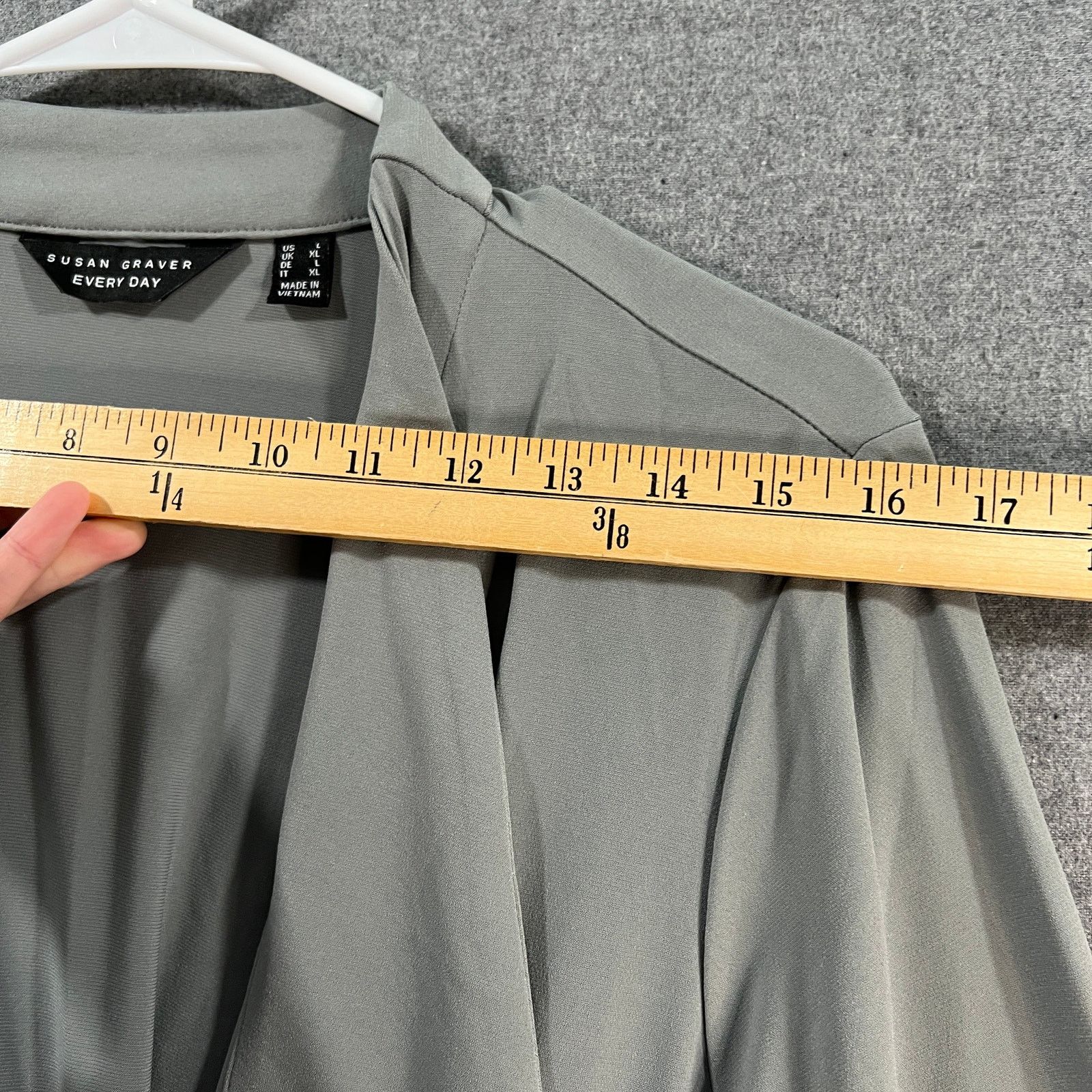 Other Every Day by Susan Graver Liquid Knit Anorak Style Size L / US 10 / IT 46 - 7 Thumbnail