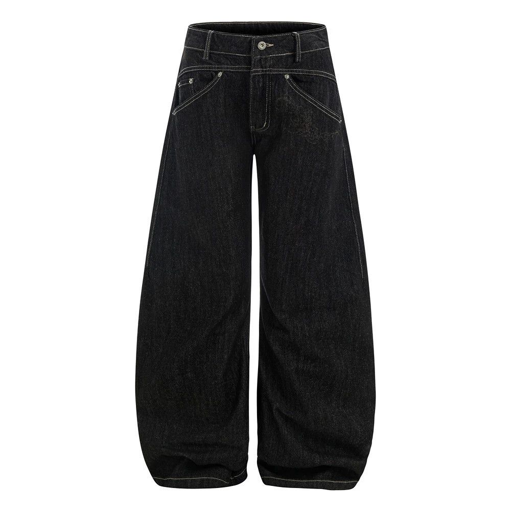 Jean Men's high street straight workwear scimitar jeans Size US 32 / EU 48 - 1 Thumbnail