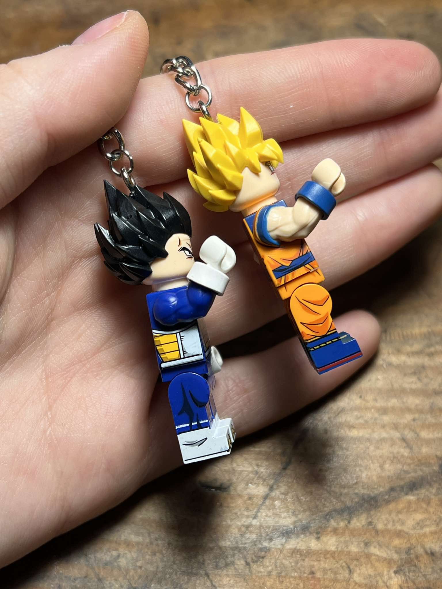 Other Dragon Ball Z Goku Vegeta anime minifigure keychain Size ONE SIZE - 7 Thumbnail