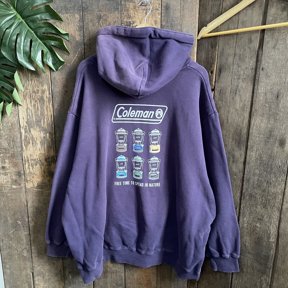 Coleman × Vintage Vintage Faded Coleman Hoodie Size US XXL / EU 58 / 5 - 1 Thumbnail