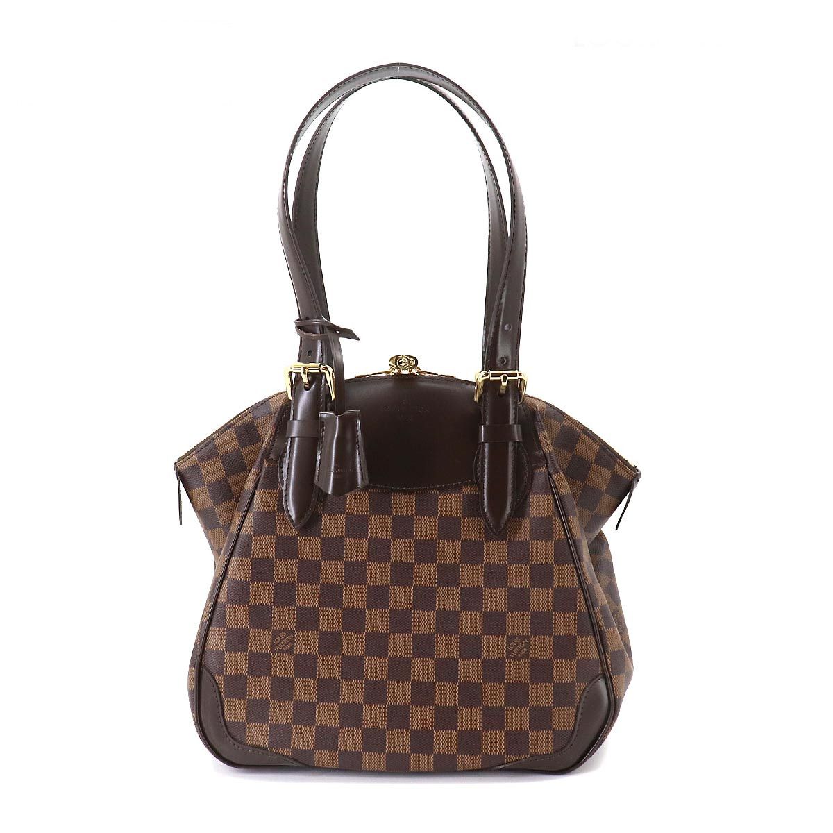 Louis Vuitton Damier Verona MM Shoulder Bag Ebene