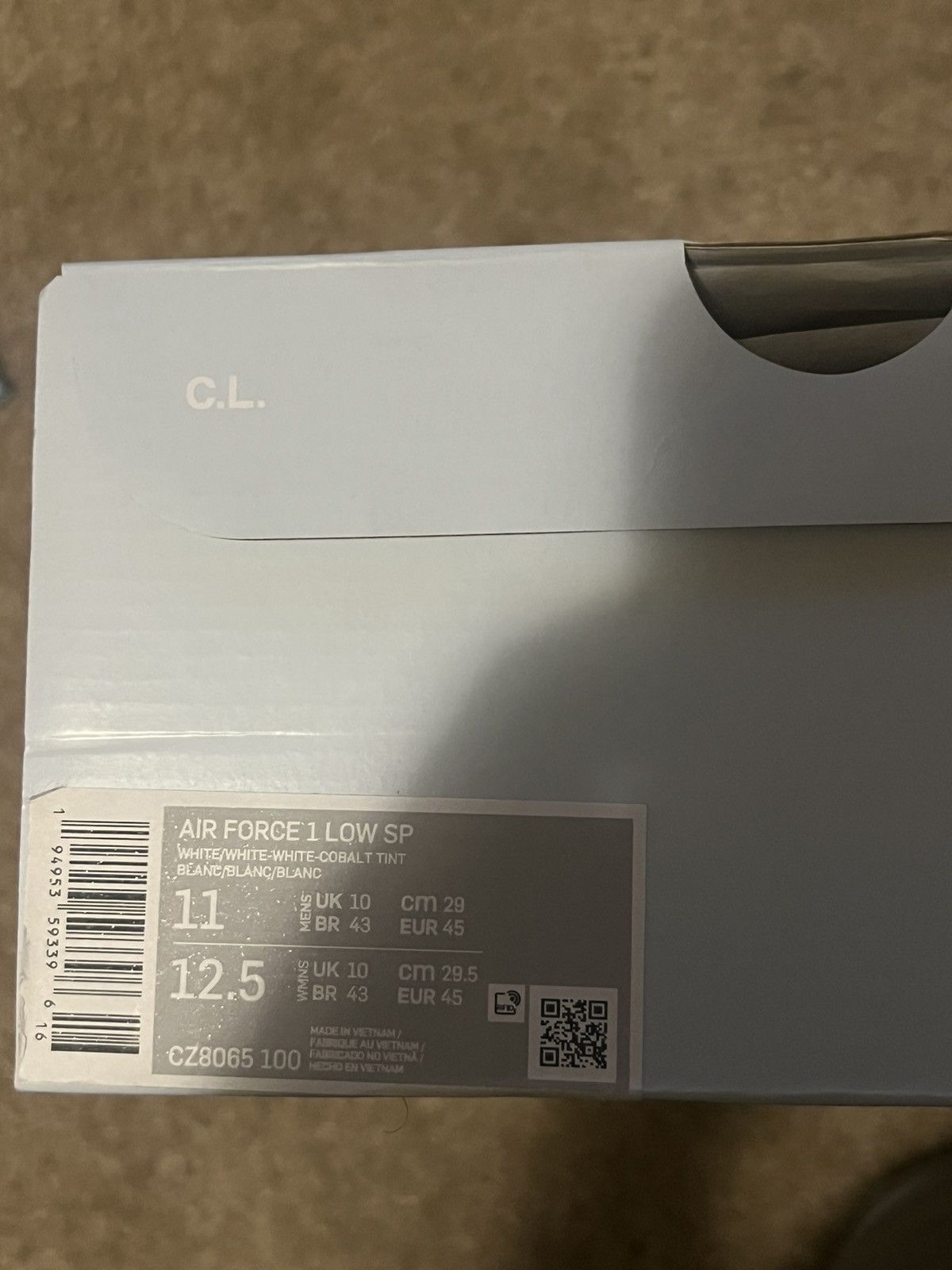 Nike Air Force One “love you forever” Size US 11 / EU 44 - 7 Thumbnail