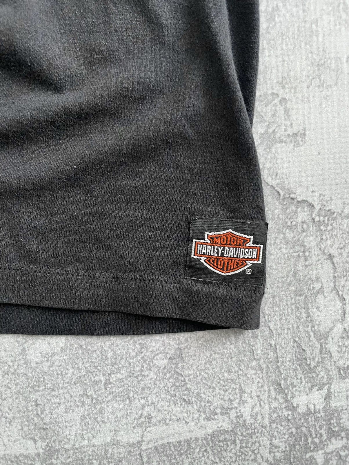 Harley Davidson Vintage 90s Harley Davidson Logo 3D Emblem Style Bl T Shirt Size US XL / EU 56 / 4 - 5 Thumbnail