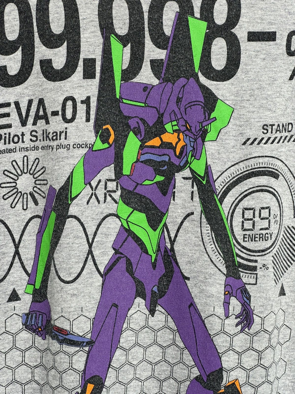 Cartoon Network Vintage Evangelion EVA-01 / Akira Sailormoon Berzerk Anime Size US XL / EU 56 / 4 - 5 Thumbnail
