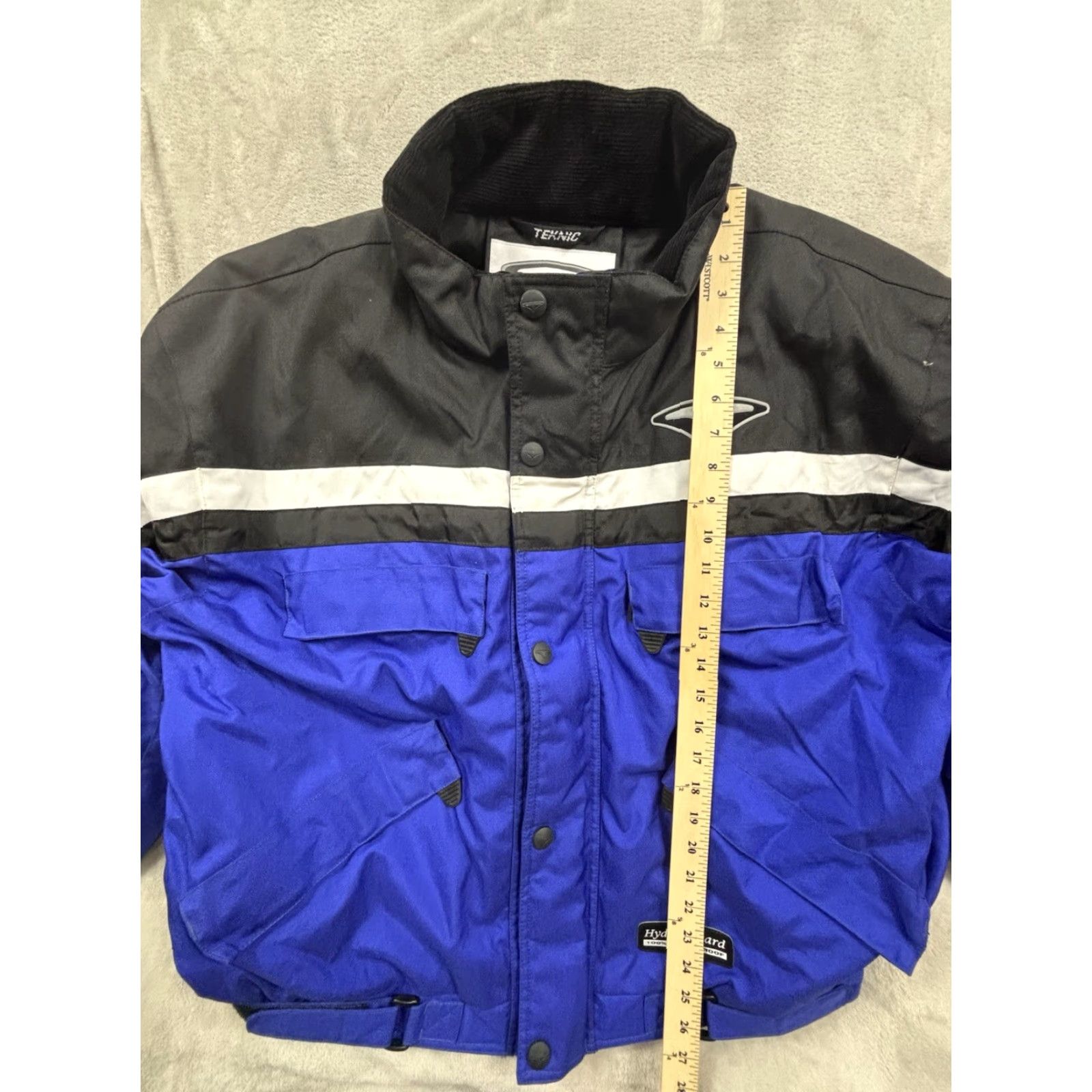 Vintage Teknic Men's Blue Motorcycle Heavy Duty Windproof Armor Liner Jacket 48/58 Size US M / EU 48-50 / 2 - 4 Thumbnail