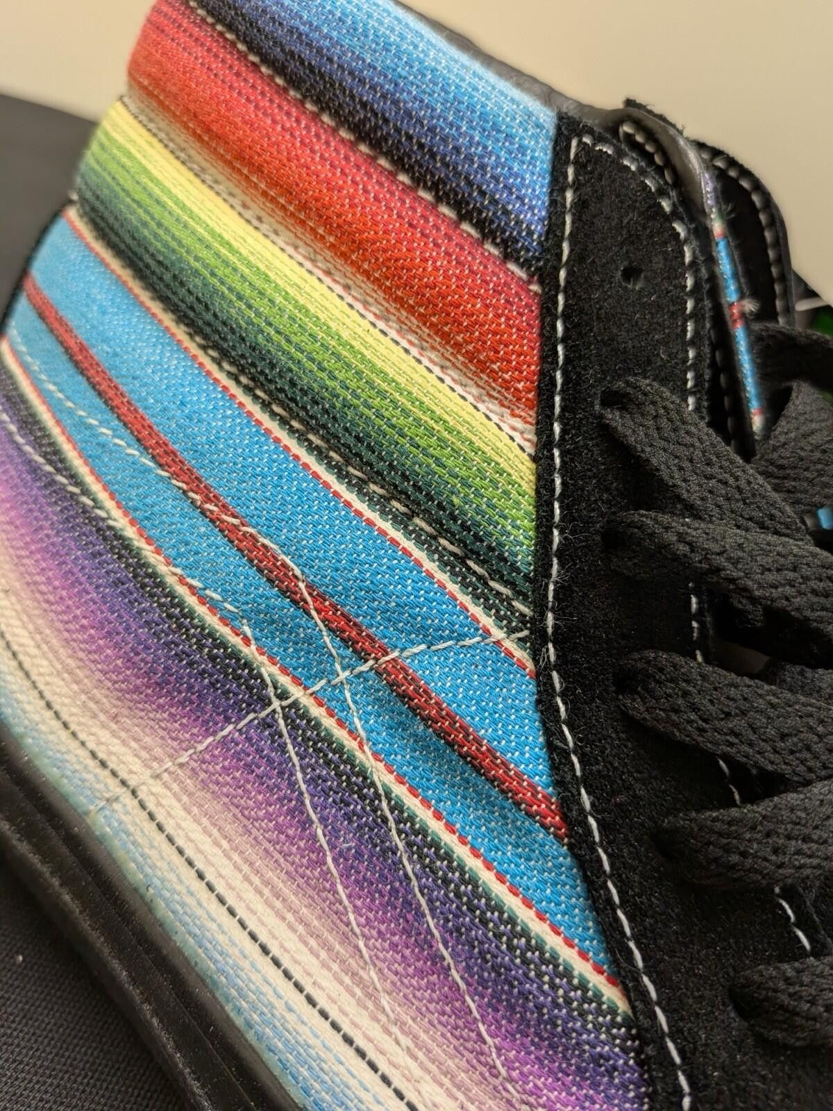 Vans Vans Sk8-Hi V38 BE(RB) Black US9.5 Size US 9.5 / EU 42-43 - 9 Thumbnail