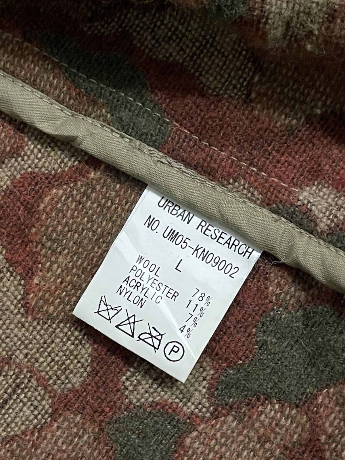 URBAN RESEARCH DOORS × Vintage Vintage Red Seam Urban Research Duck Camo Jacket Size US L / EU 52-54 / 3 - 13 Thumbnail